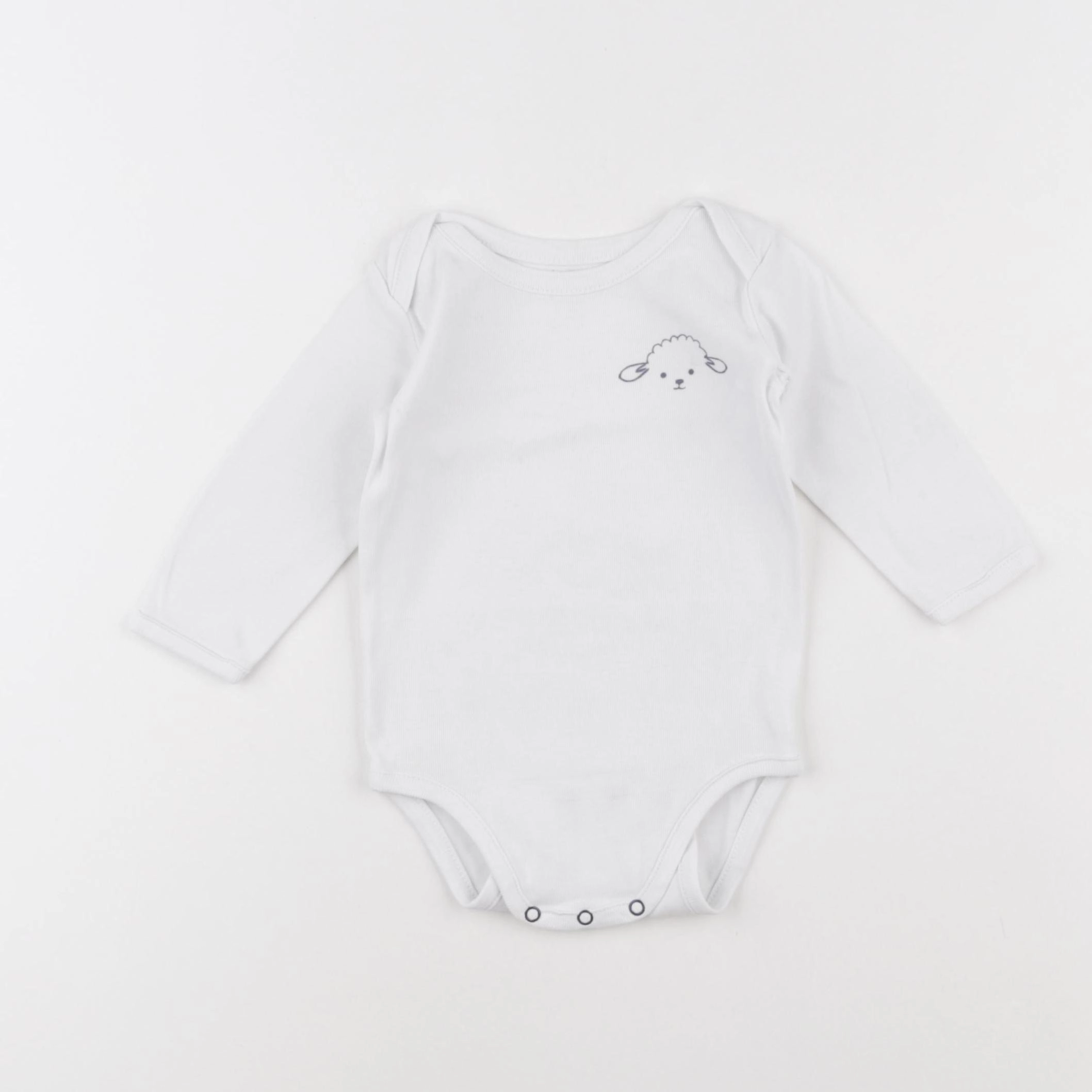 Boutchou - body blanc - 9 mois