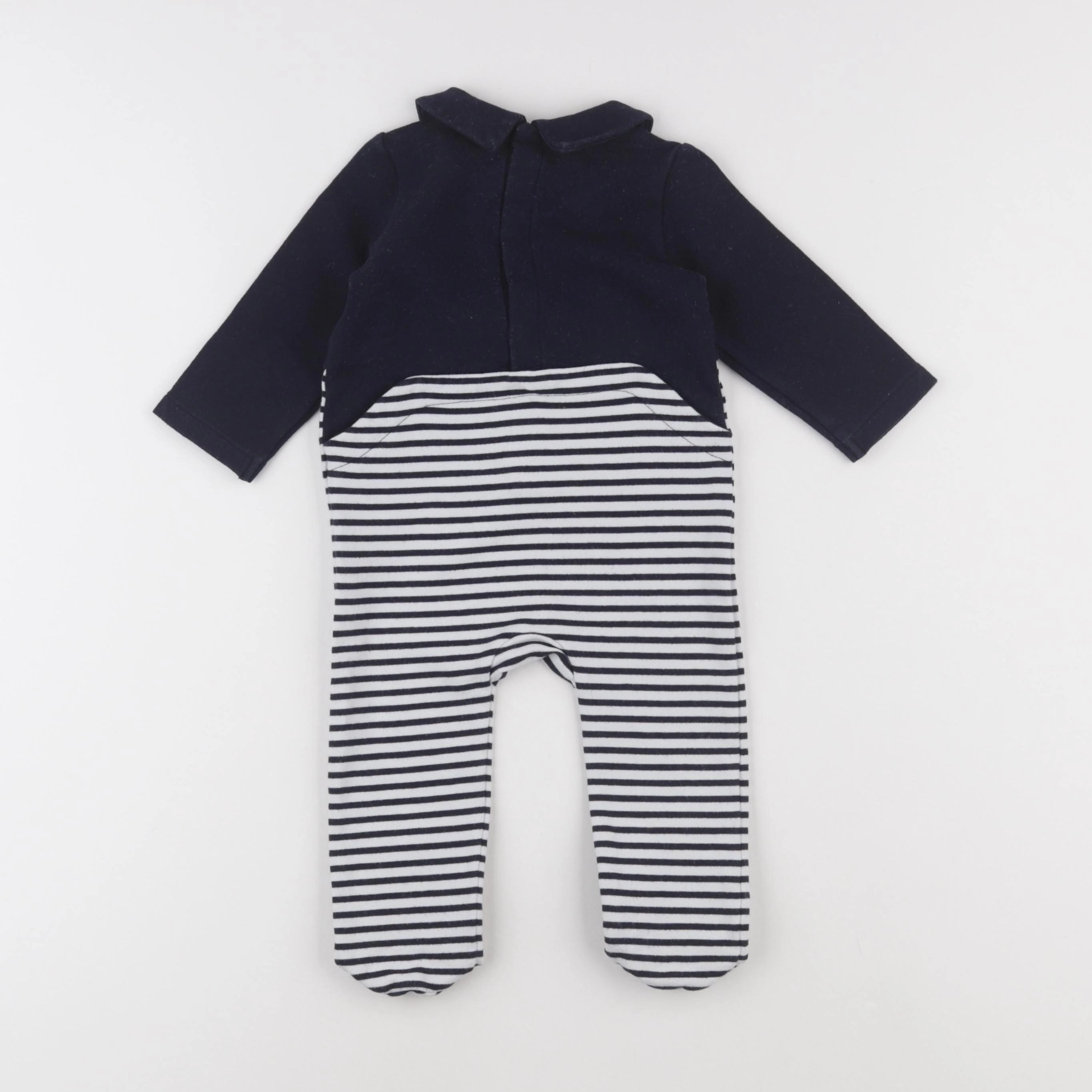 Jacadi - pyjama coton bleu - 12 mois