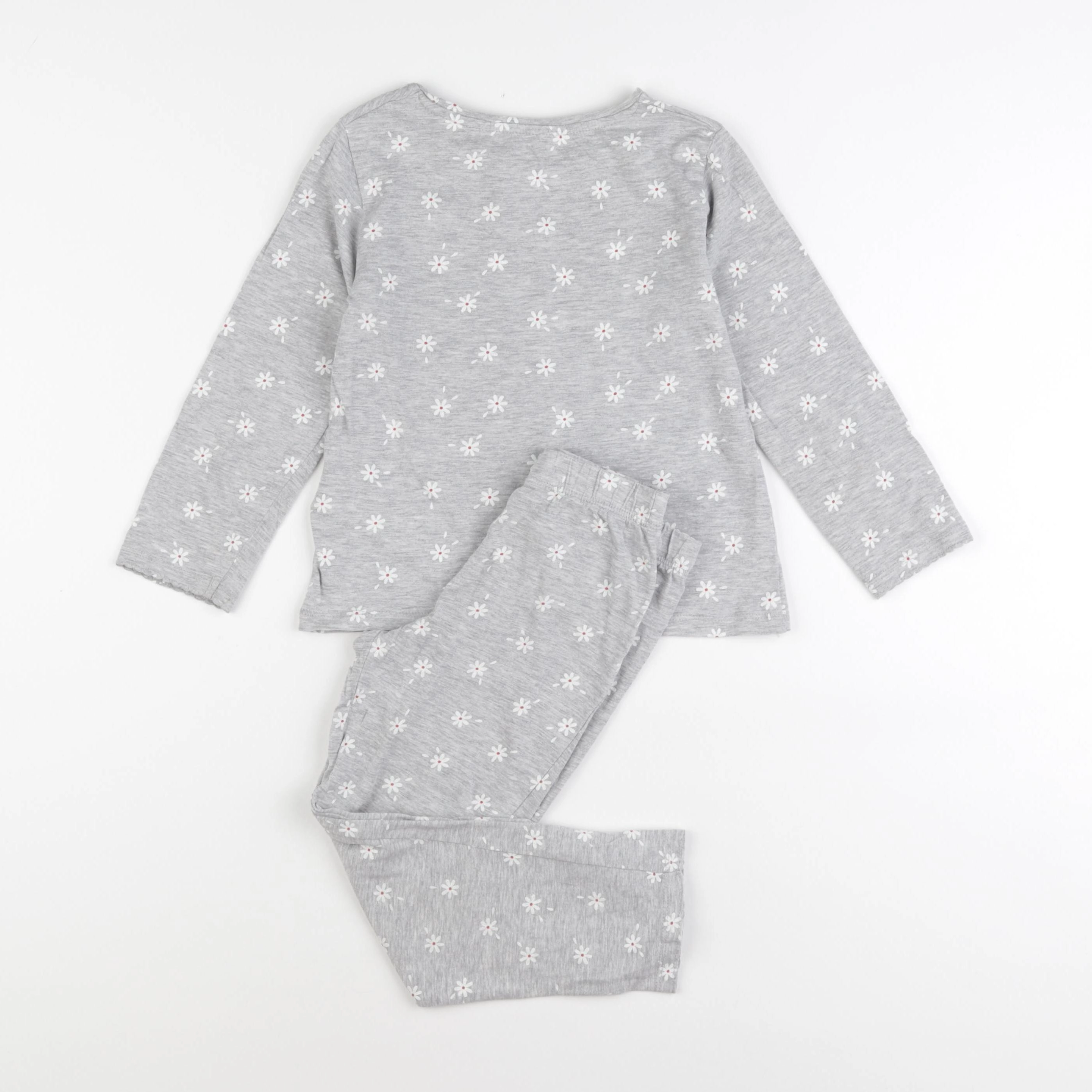 Vertbaudet - pyjama coton gris - 5 ans