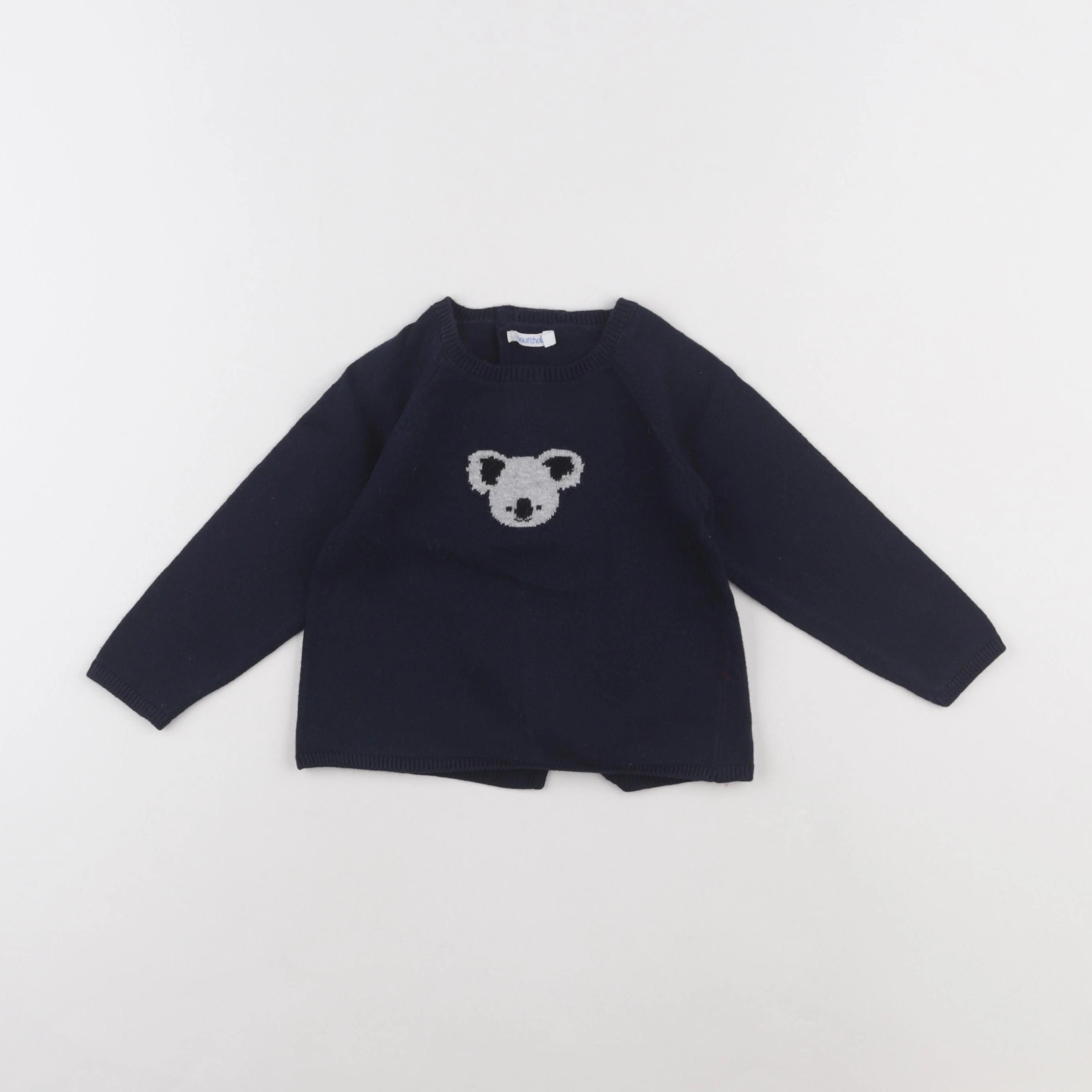 Boutchou - pull bleu - 18 mois