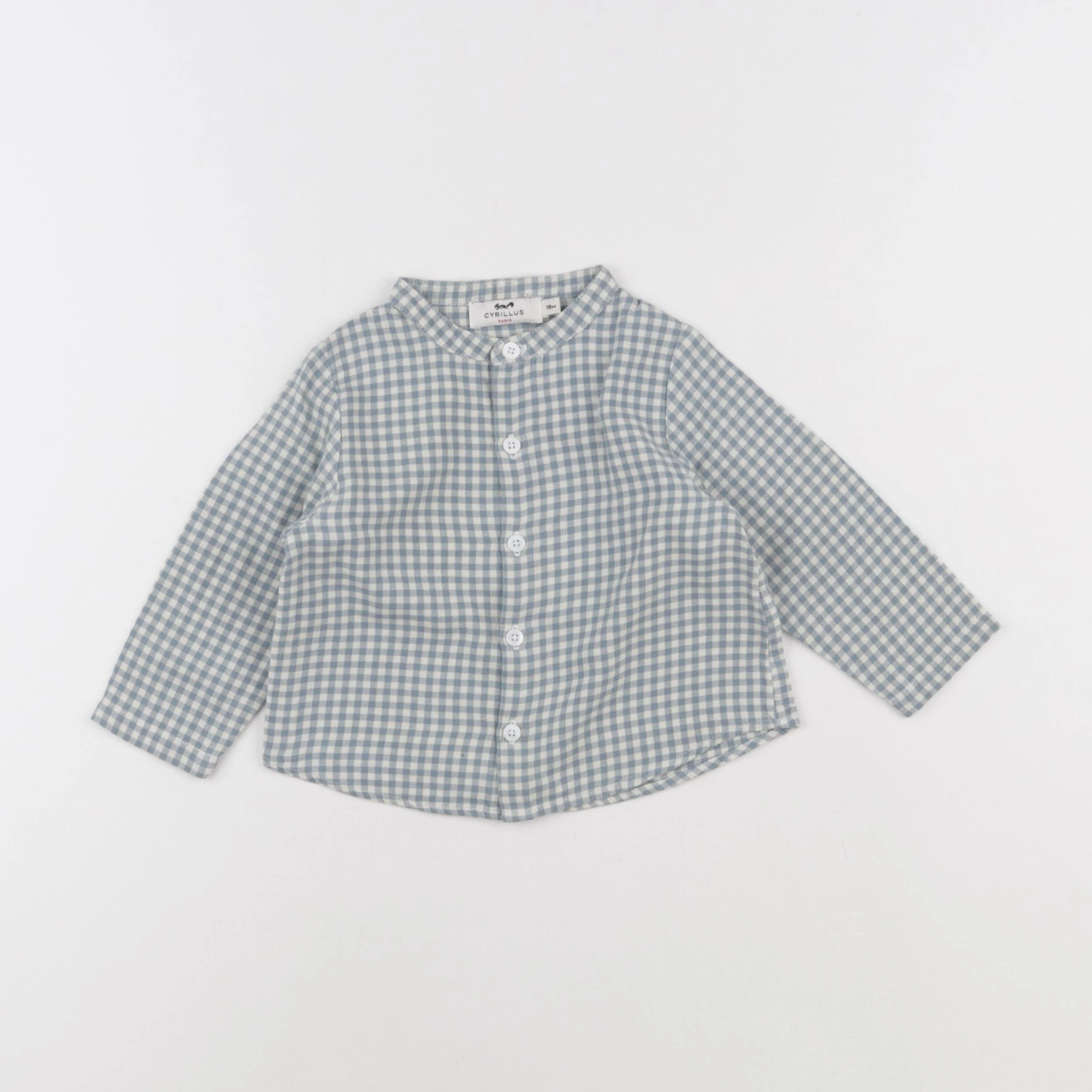 Cyrillus - chemise vert - 18 mois