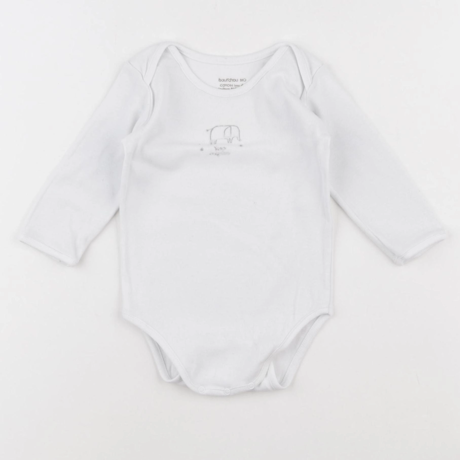 Boutchou - body blanc - 9 mois