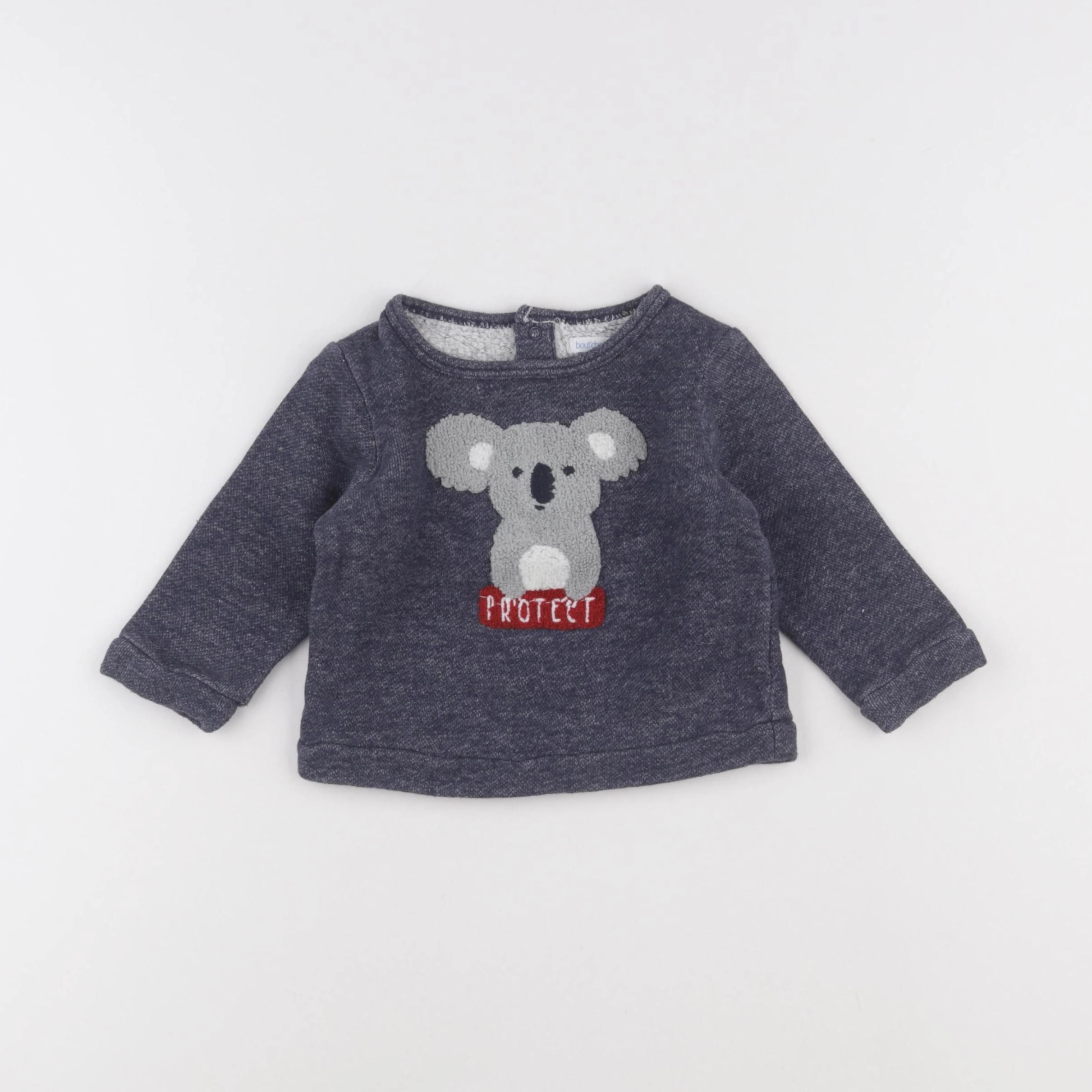 Boutchou - sweat gris - 9 mois