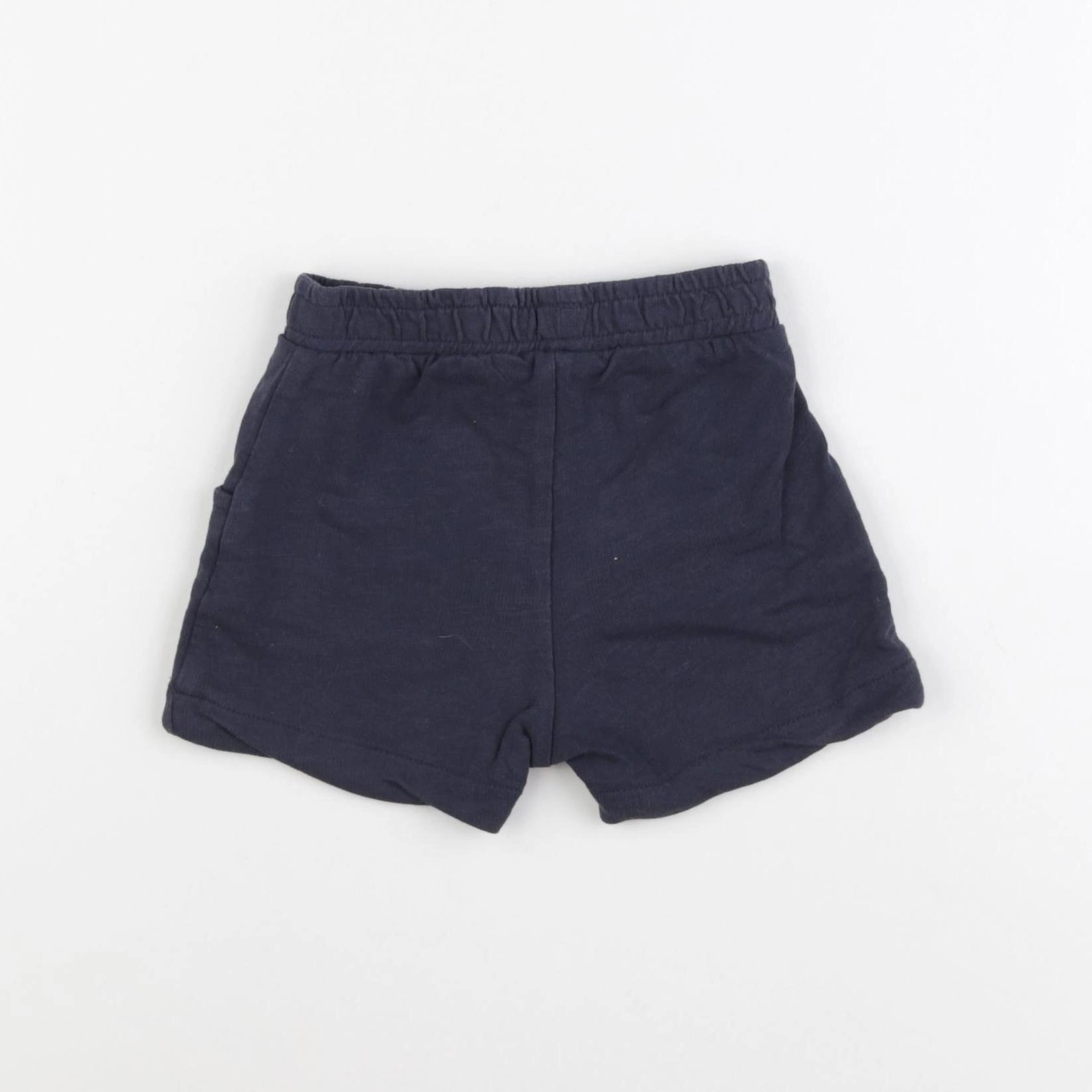 Vertbaudet - short bleu - 12 mois