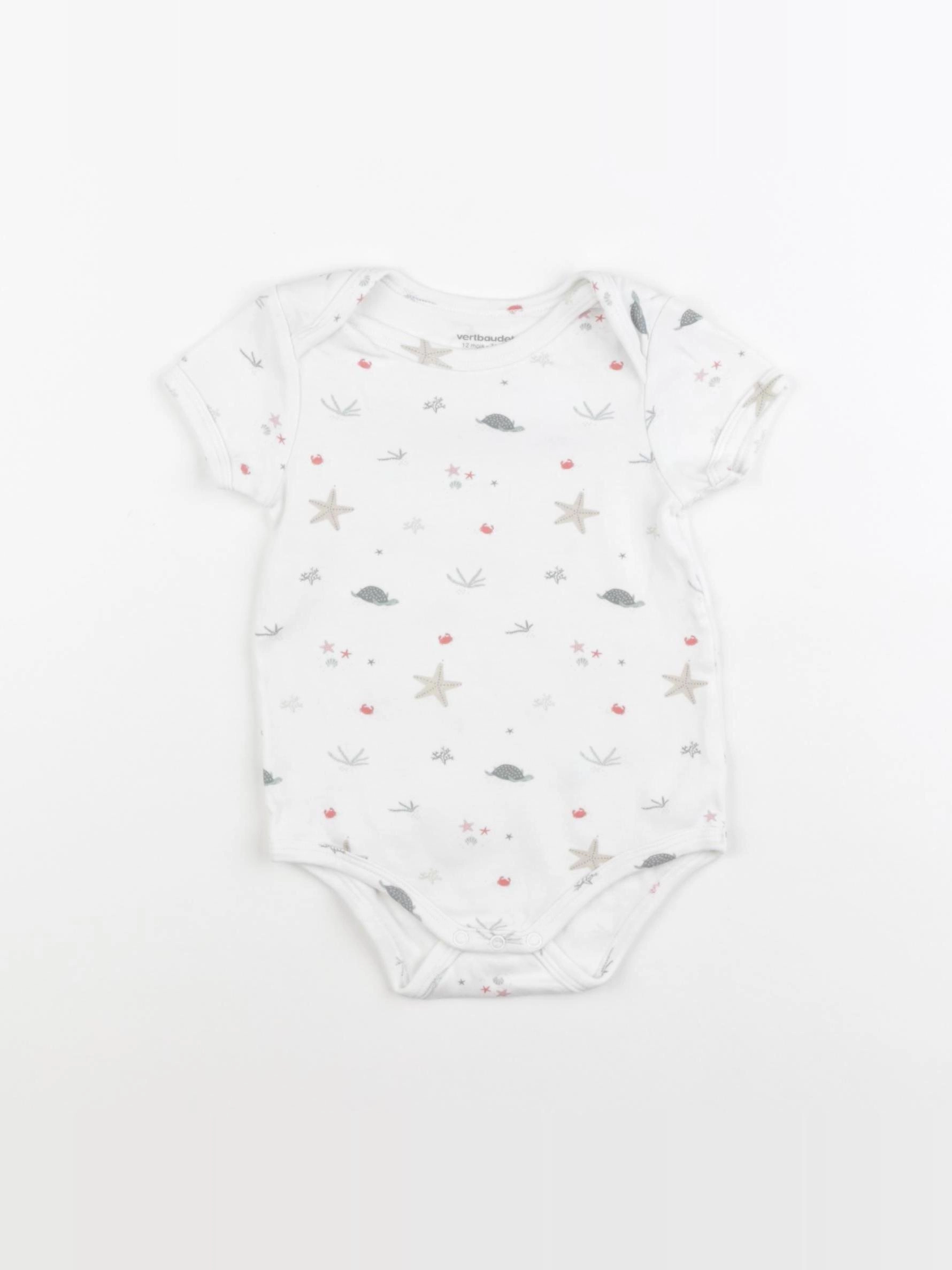 Vertbaudet - body multicolore - 12 mois