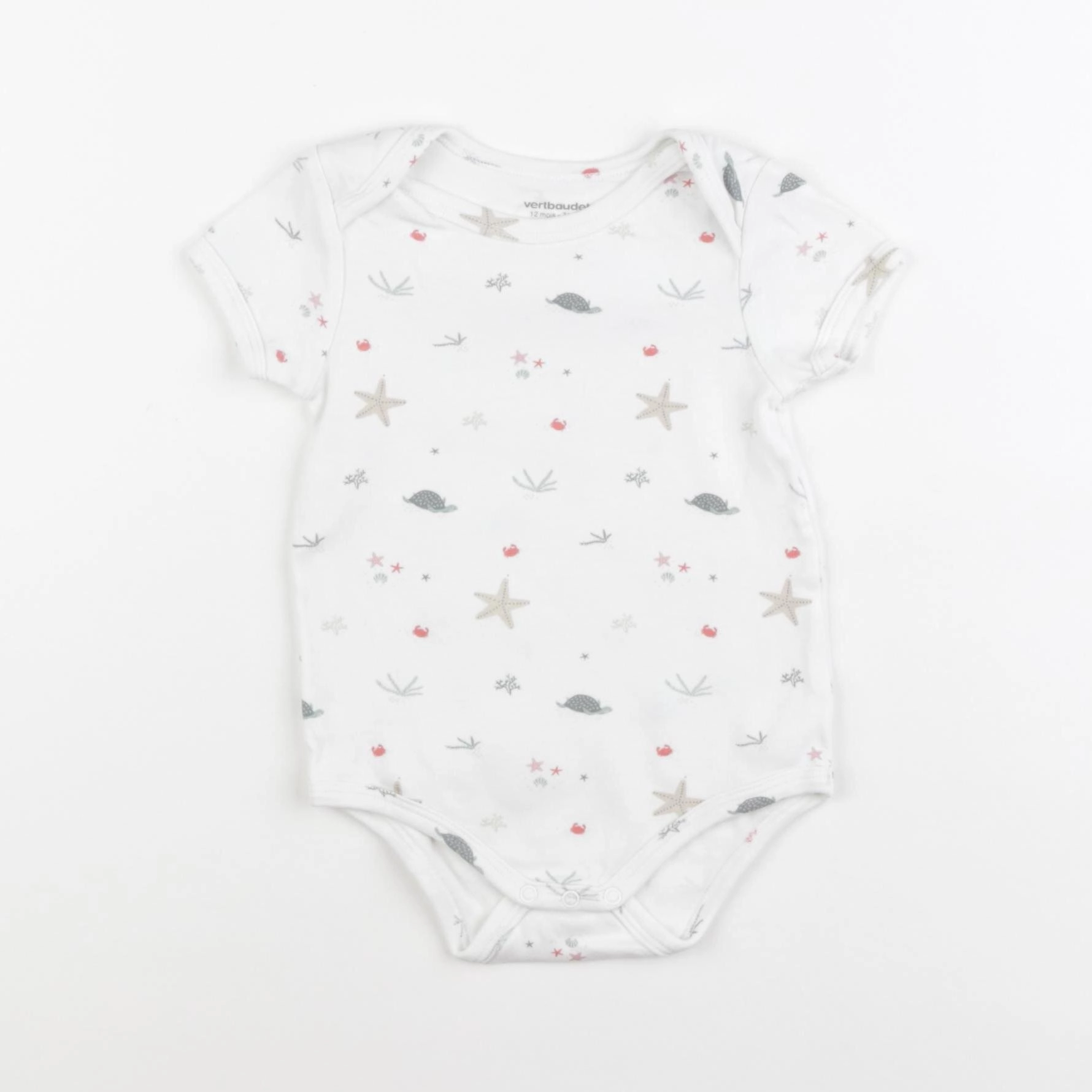Vertbaudet - body multicolore - 12 mois