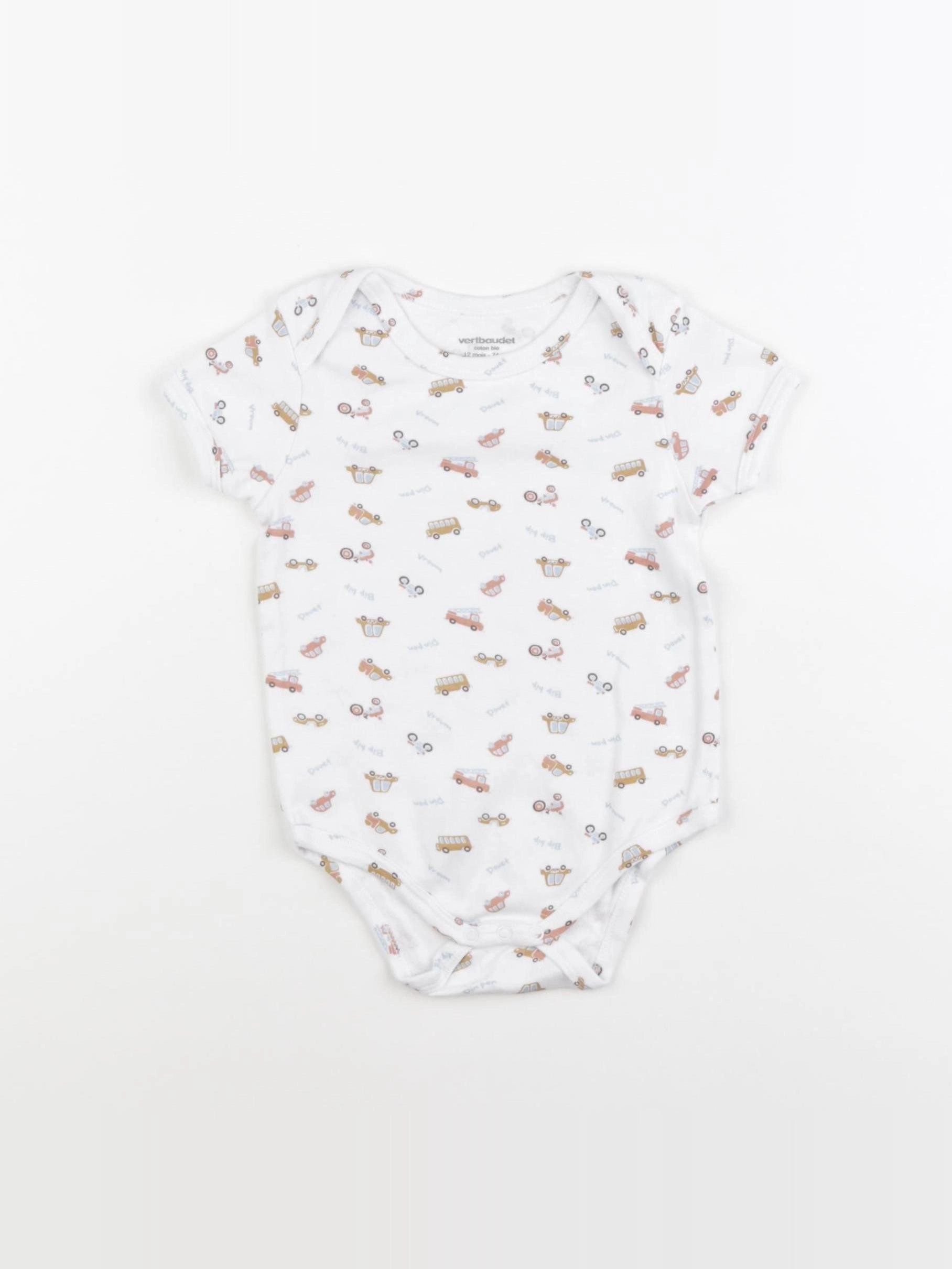 Vertbaudet - body multicolore - 12 mois