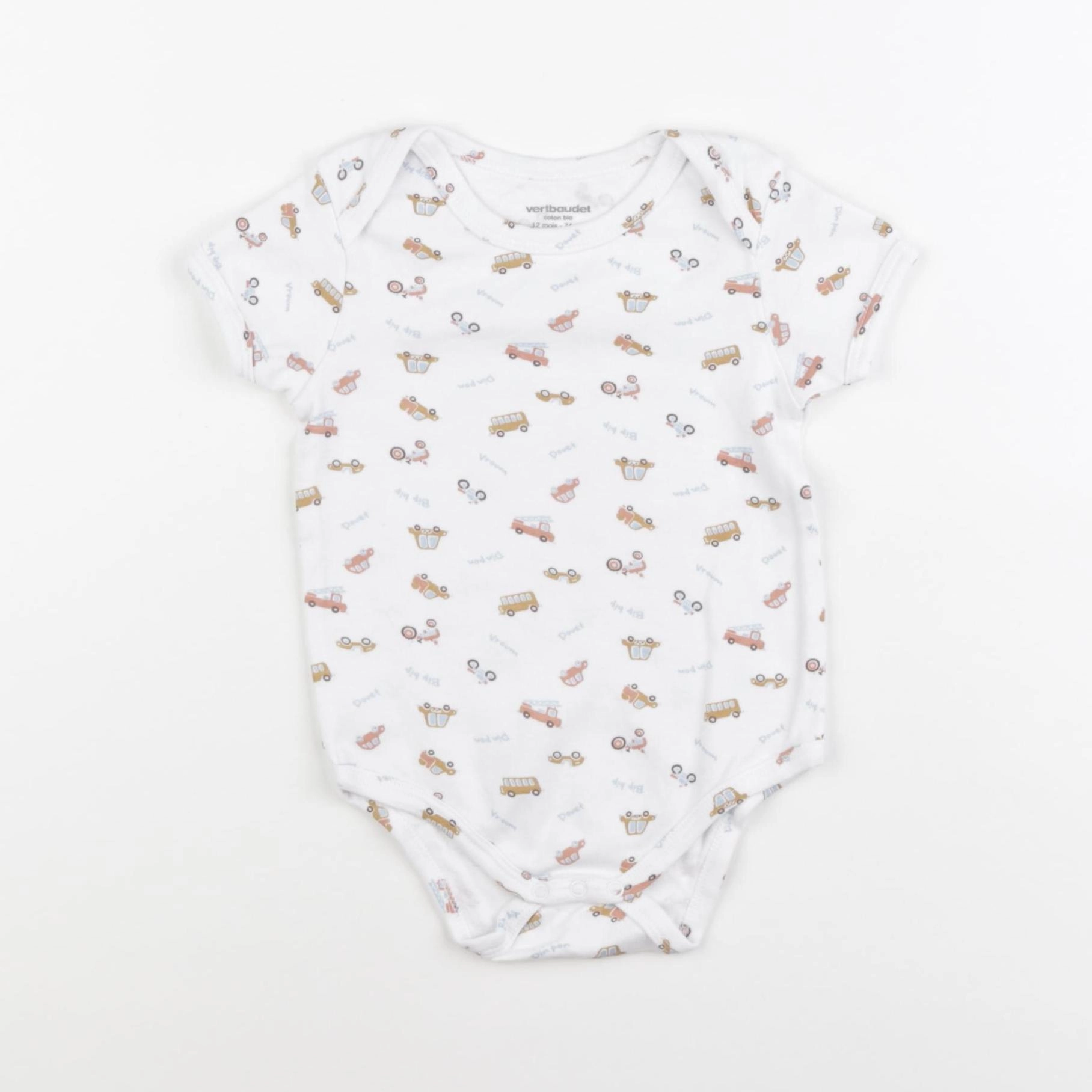 Vertbaudet - body multicolore - 12 mois