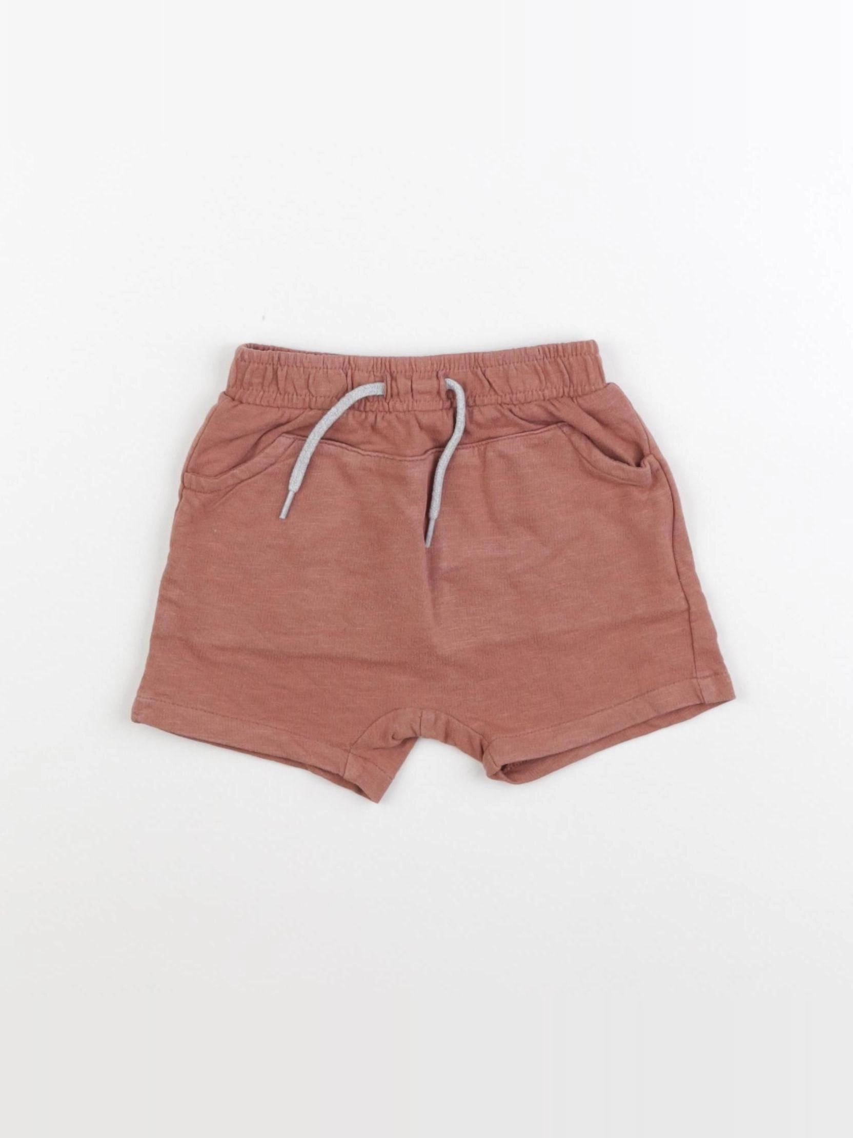 Vertbaudet - short marron - 12 mois
