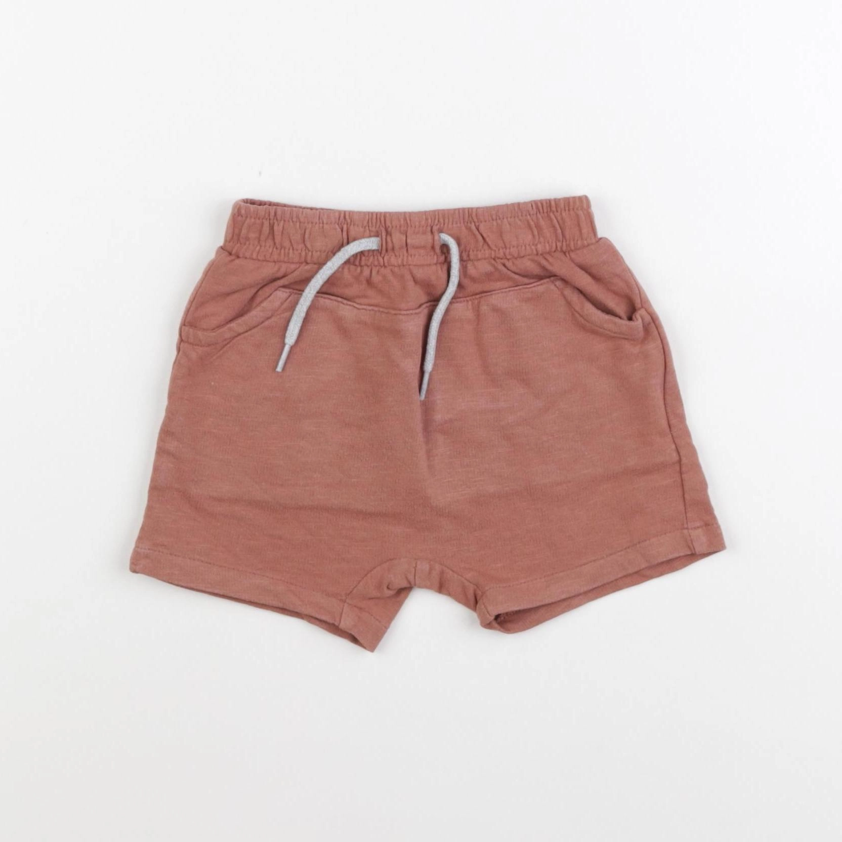 Vertbaudet - short marron - 12 mois