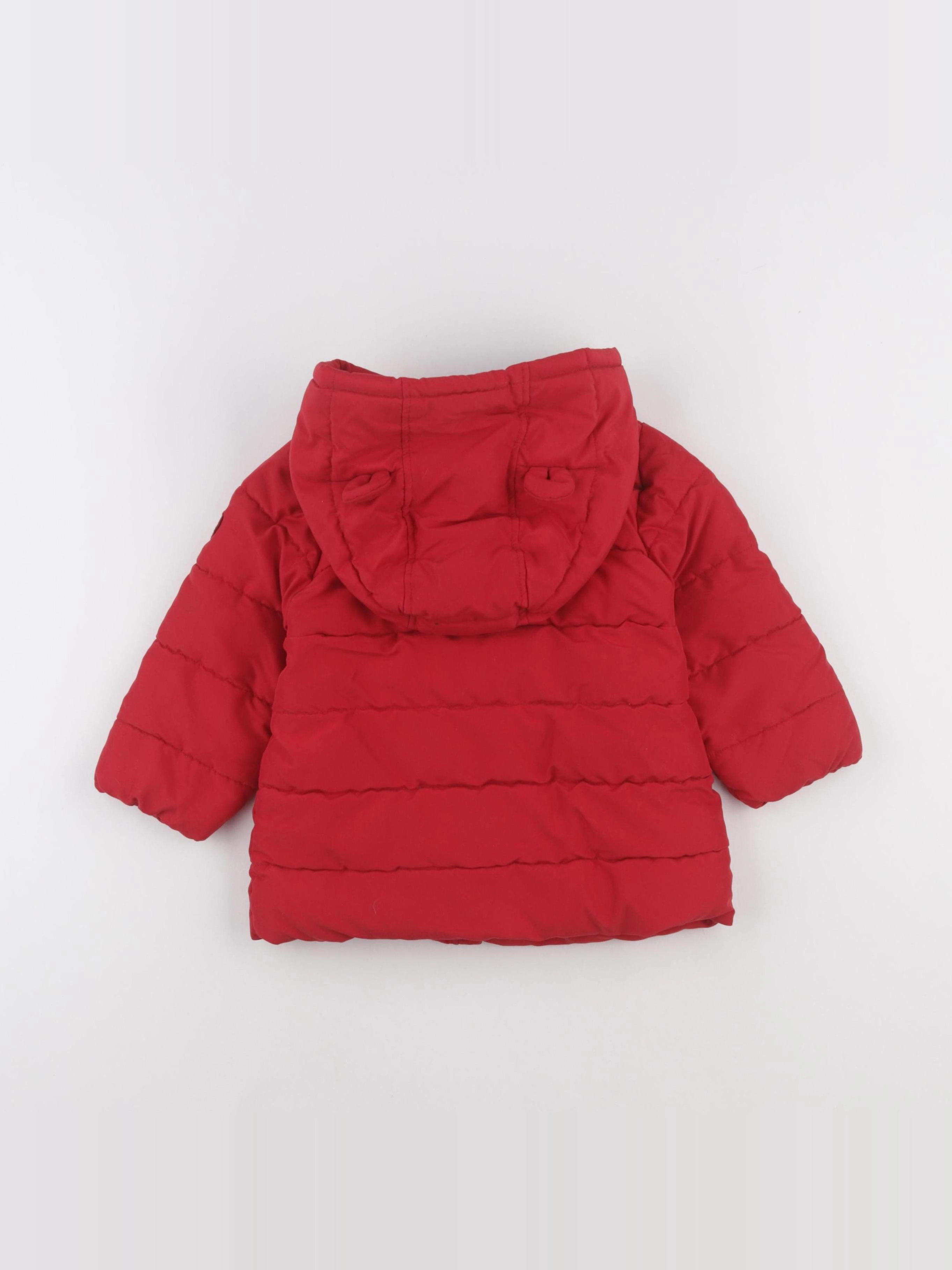 Petit Bateau - doudoune rouge - 24 mois