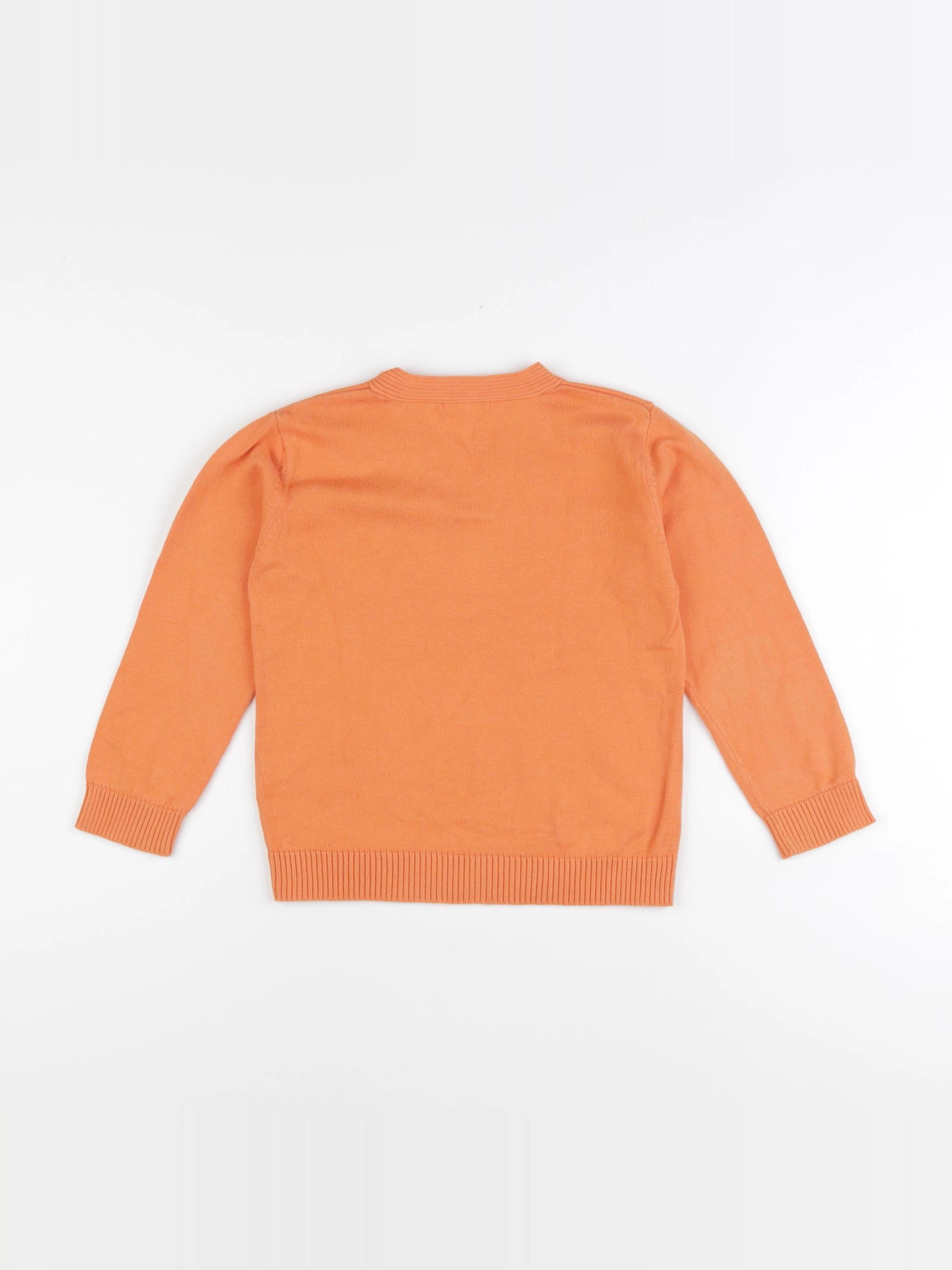 Vertbaudet - pull orange - 5 ans