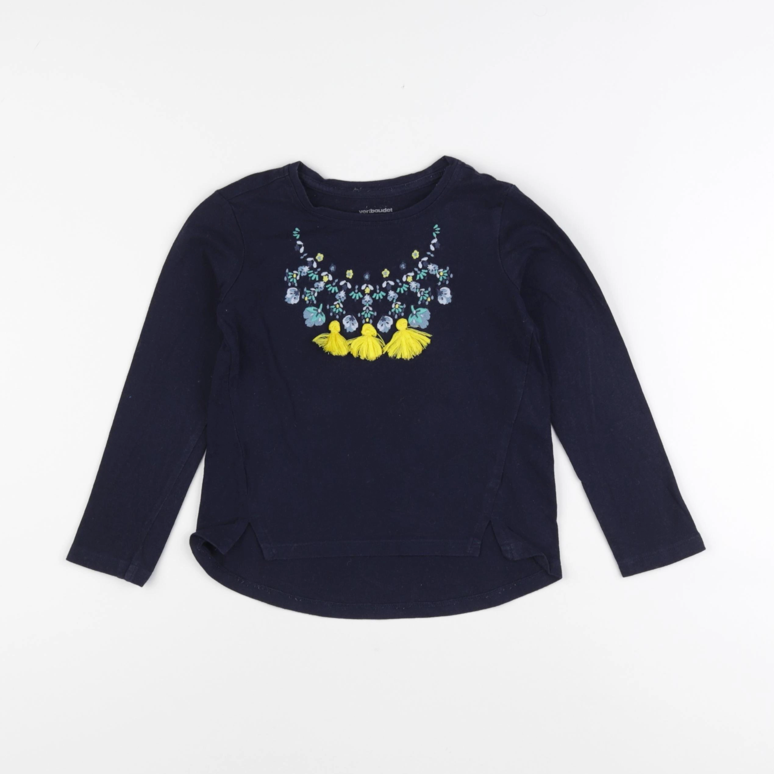 Vertbaudet - tee-shirt bleu - 4 ans