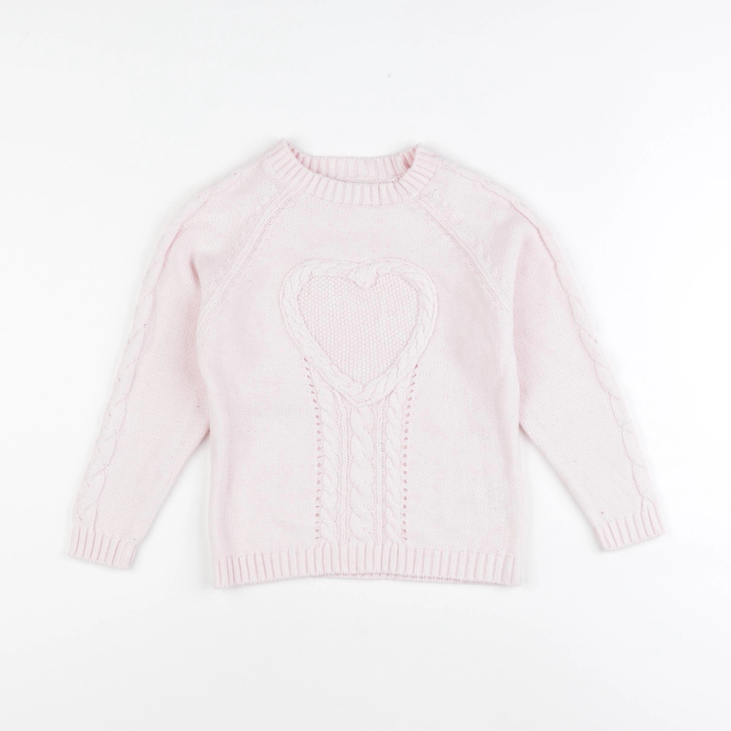 Vertbaudet - pull rose - 5 ans