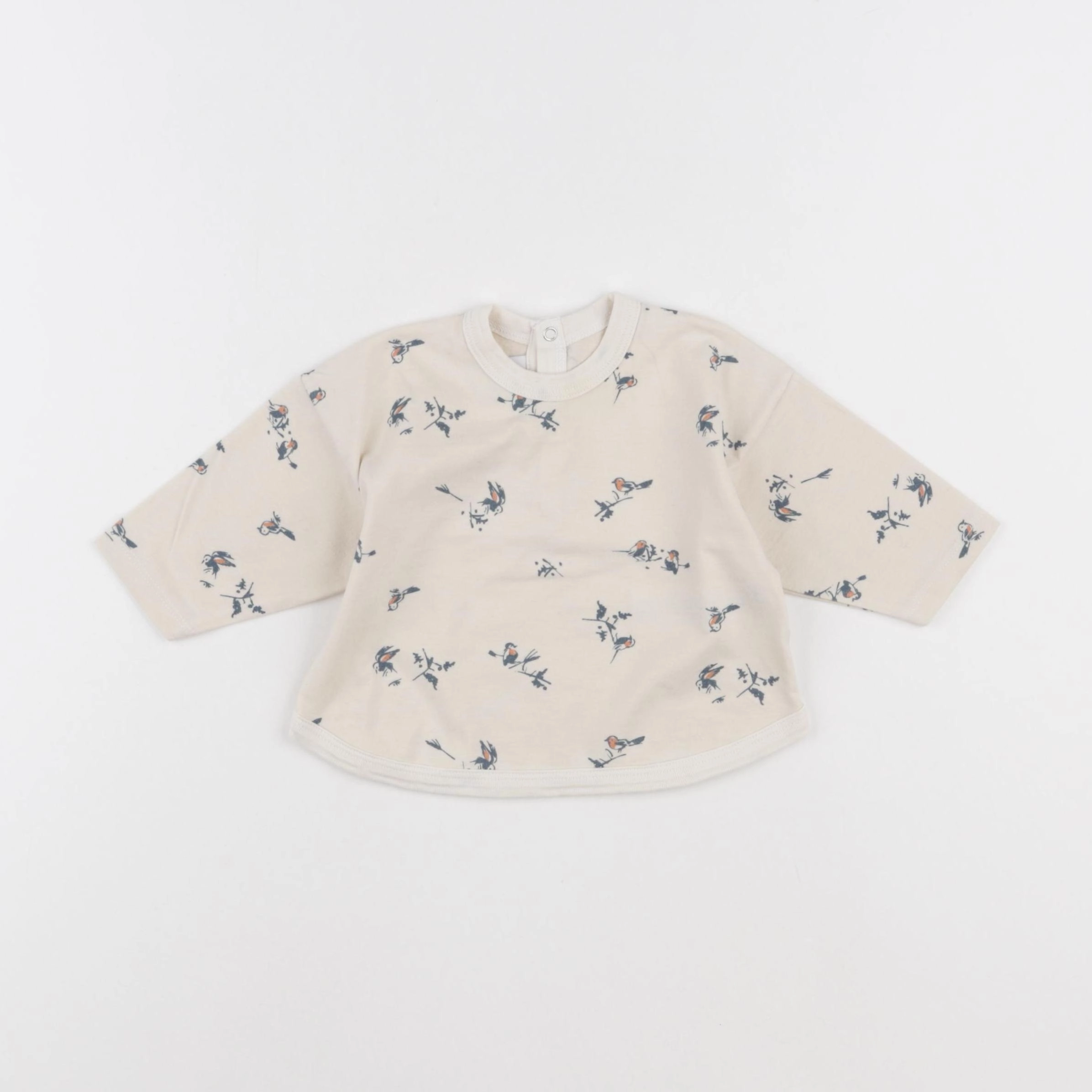 Petit Bateau - tee-shirt beige - 3 mois
