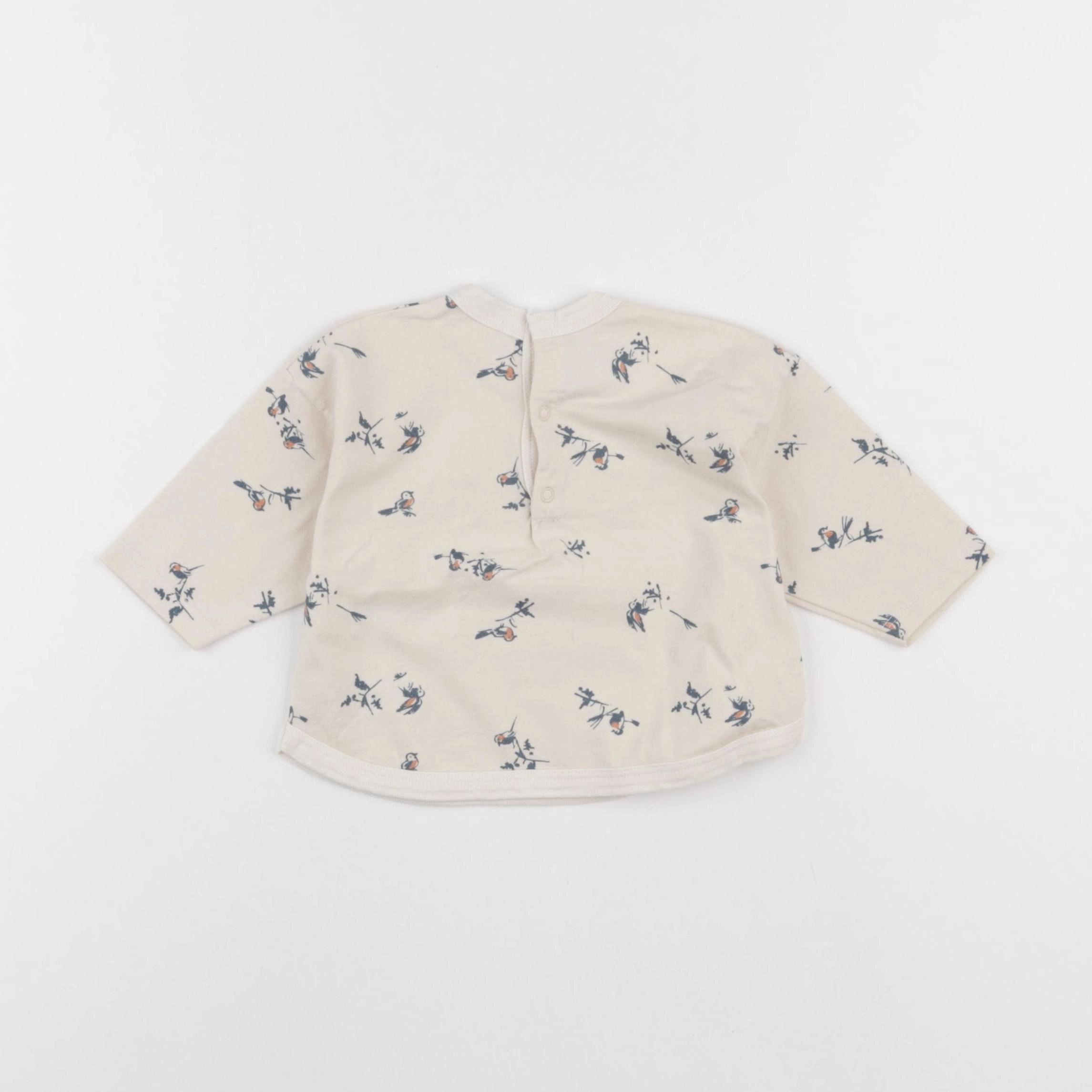Petit Bateau - tee-shirt beige - 3 mois