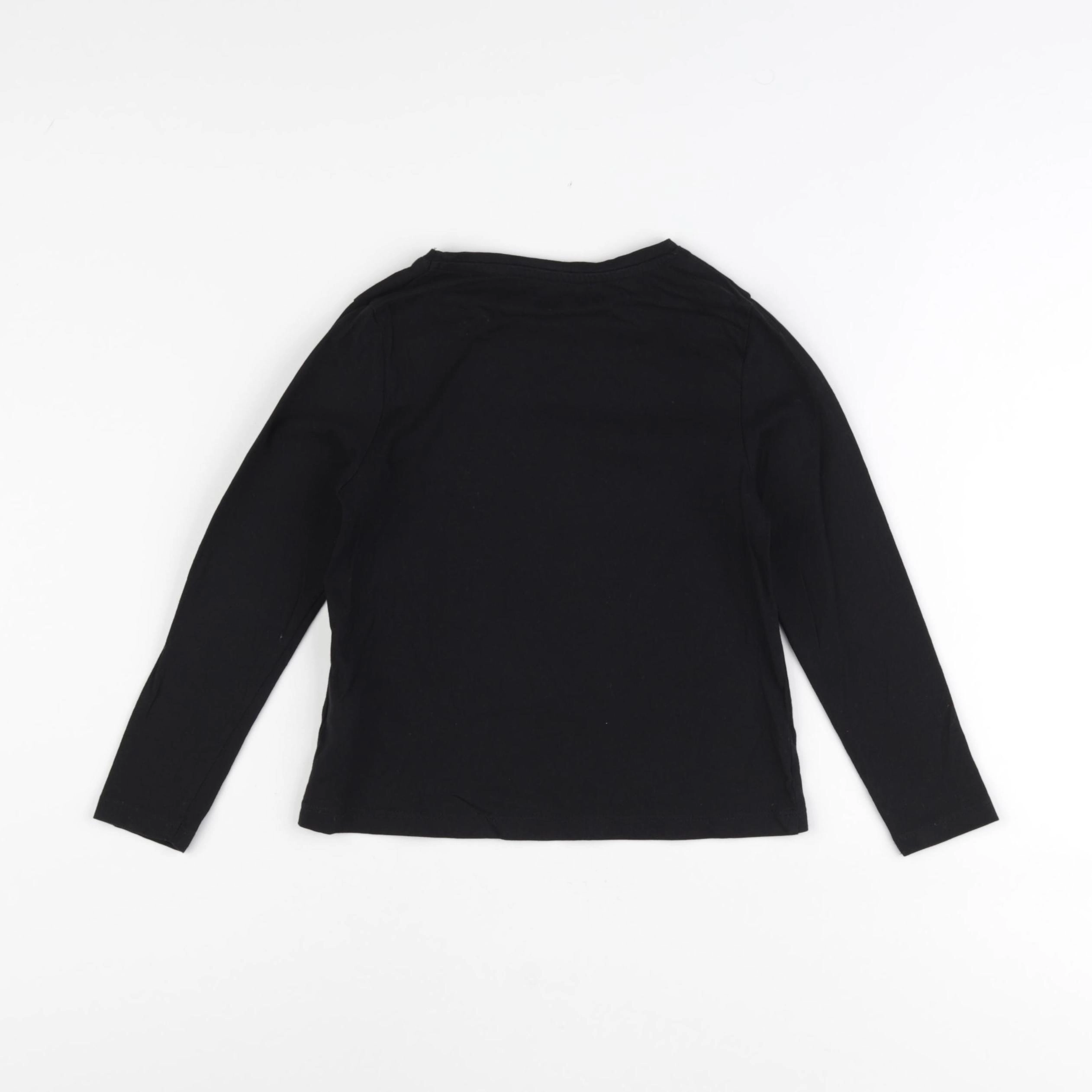 Vertbaudet - tee-shirt noir - 5 ans