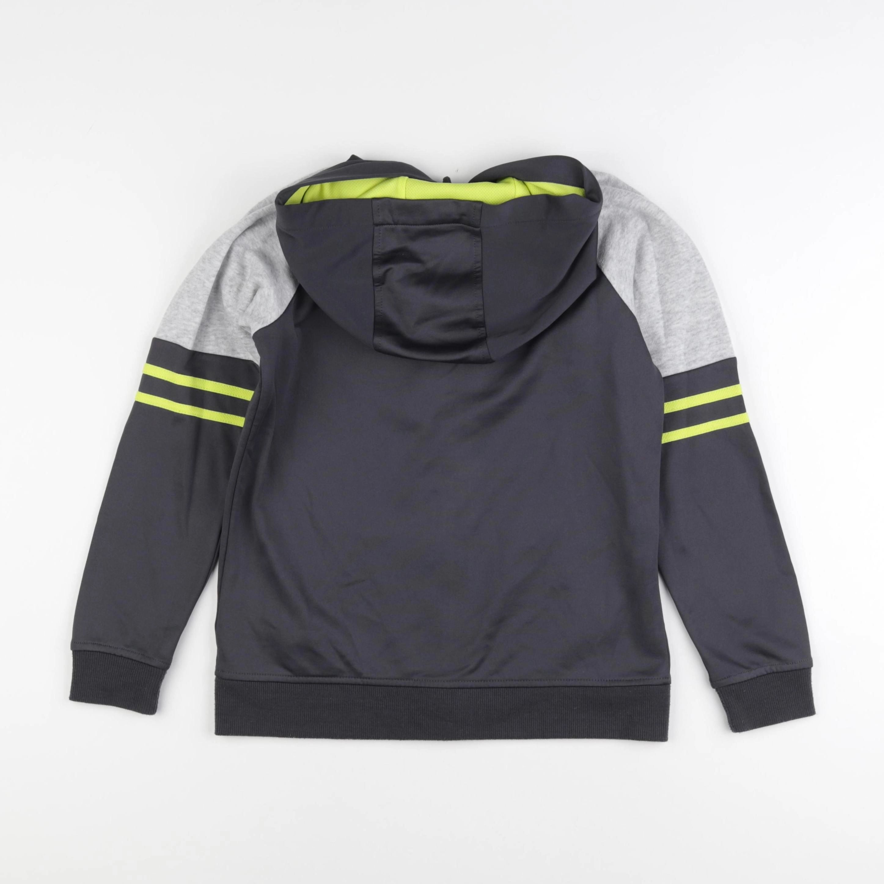 Vertbaudet - sweat gris, jaune - 12 ans