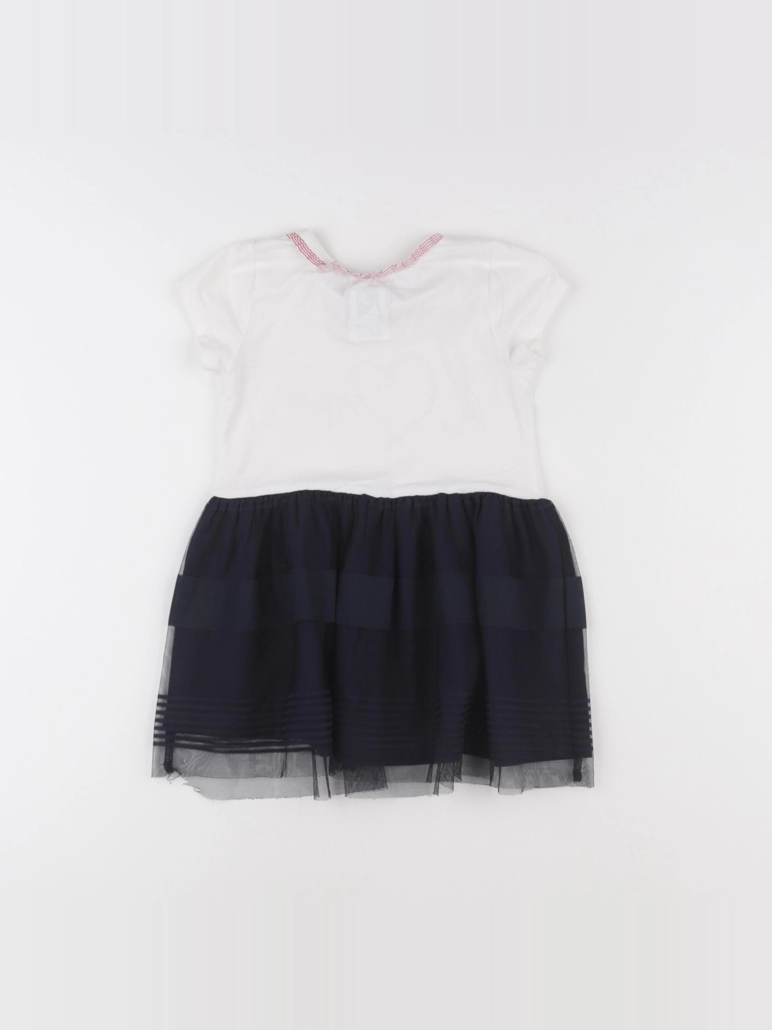 IKKS - robe blanc, bleu - 3 ans