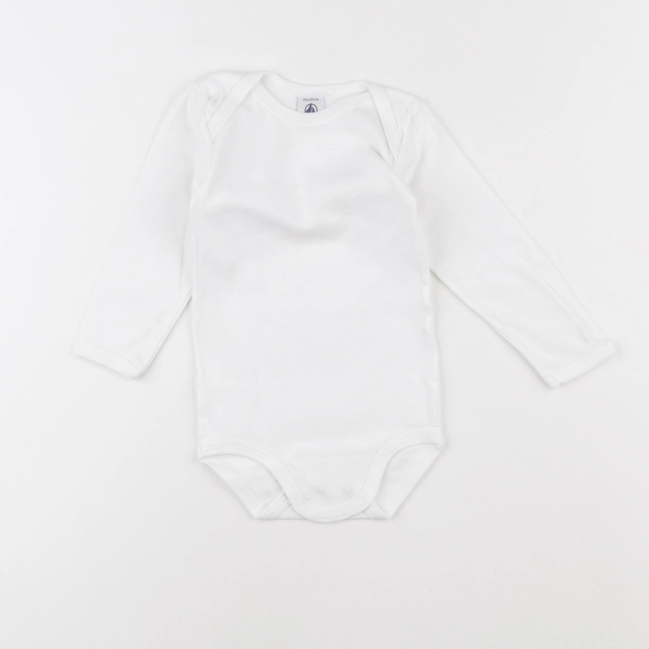 Petit Bateau - body blanc - 18 mois