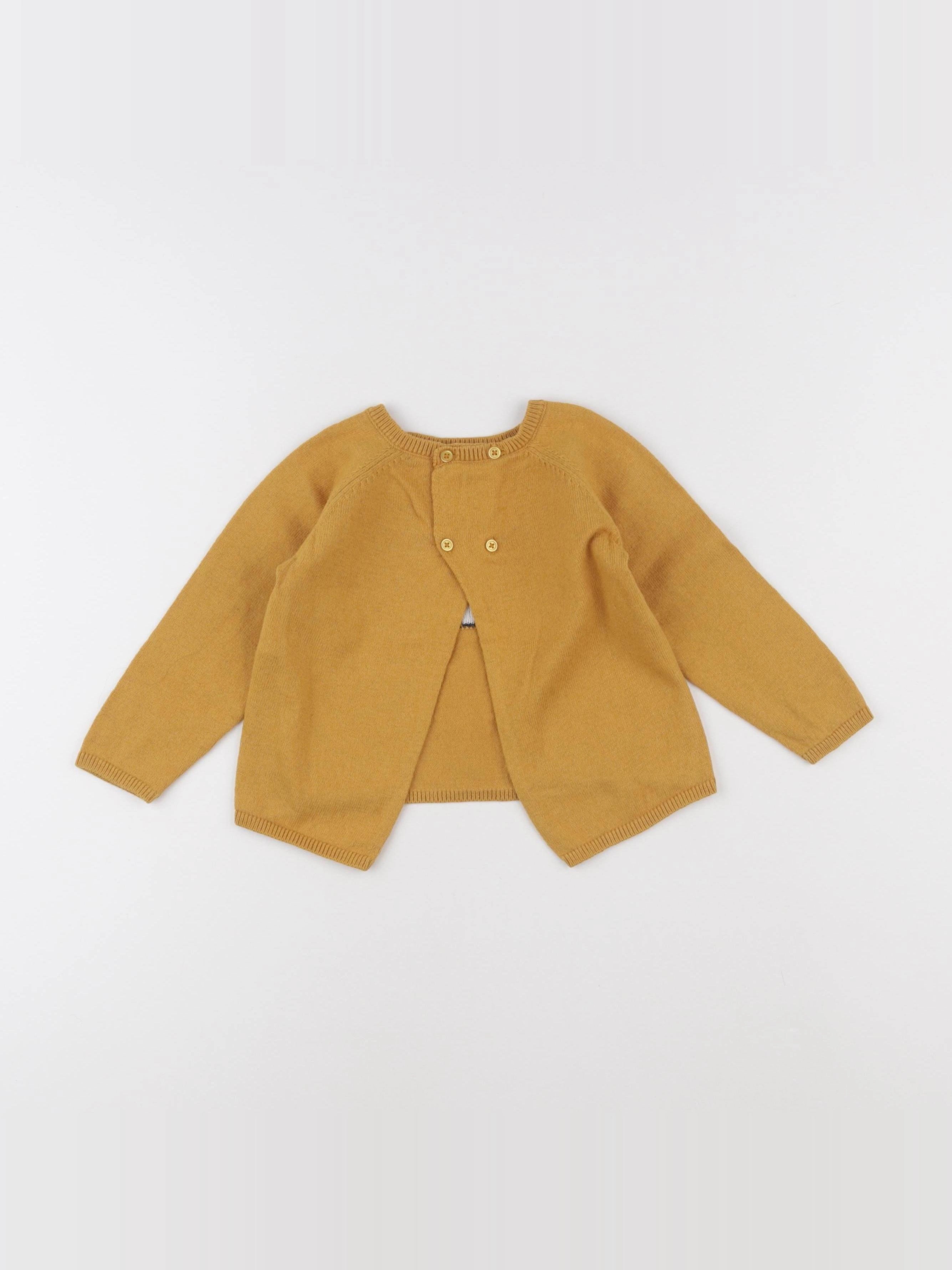 Boutchou - pull jaune - 18 mois