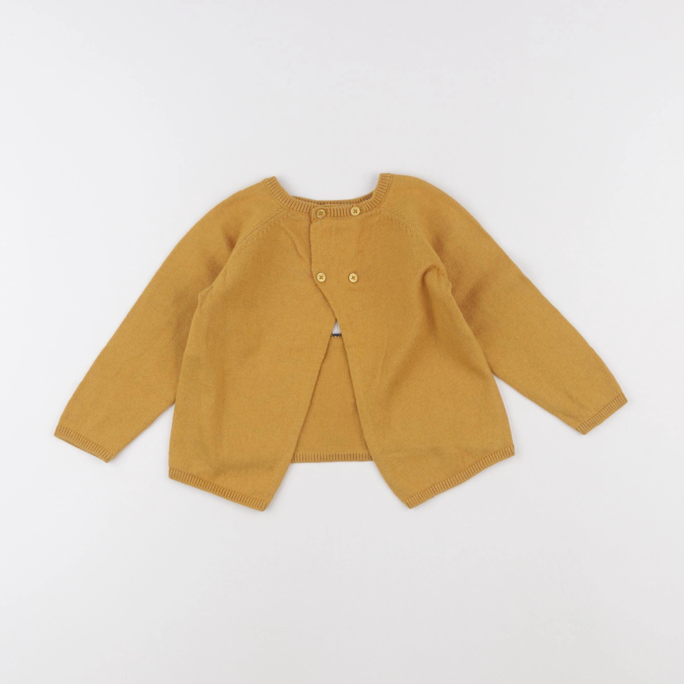Boutchou - pull jaune - 18 mois