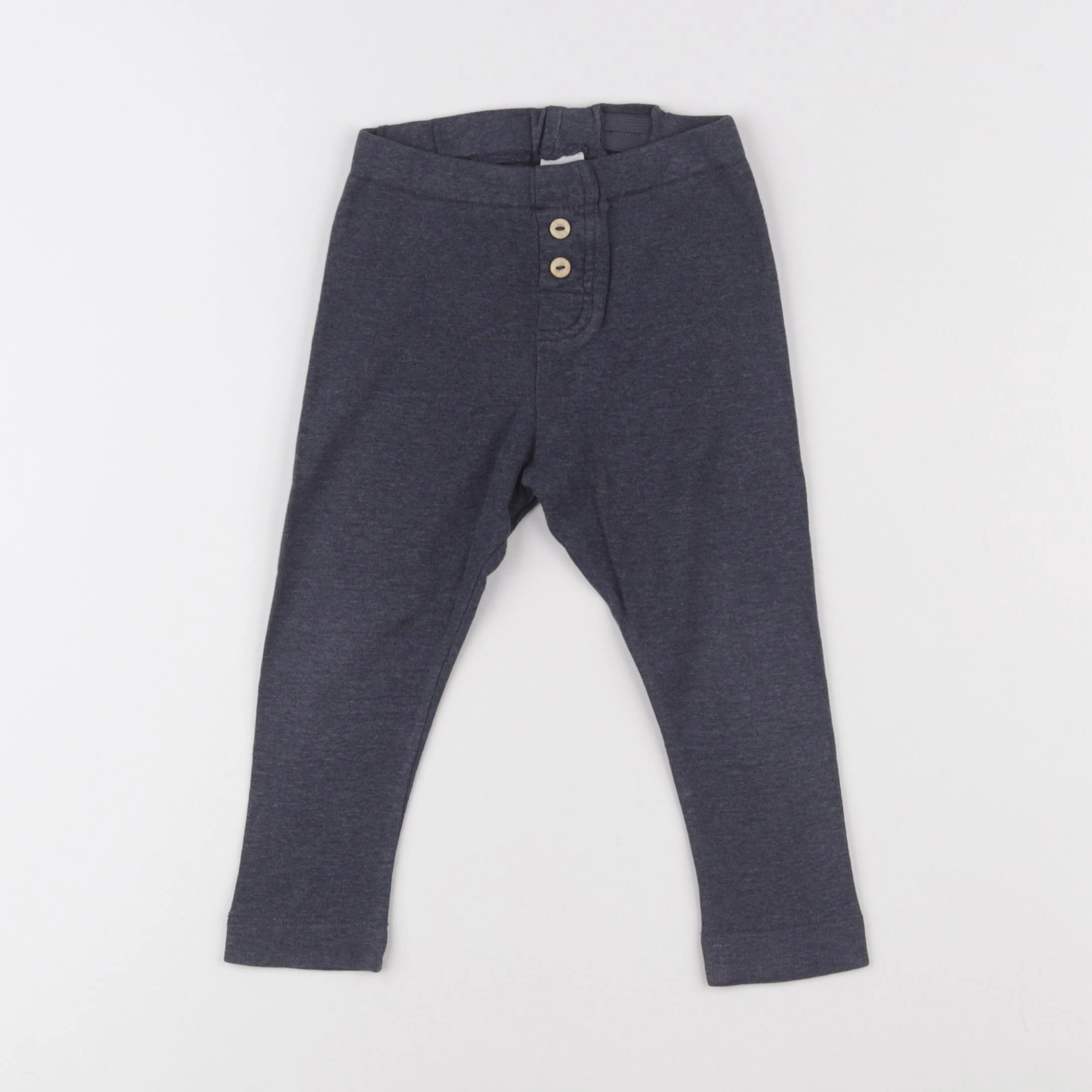 H&M - legging bleu - 12/18 mois
