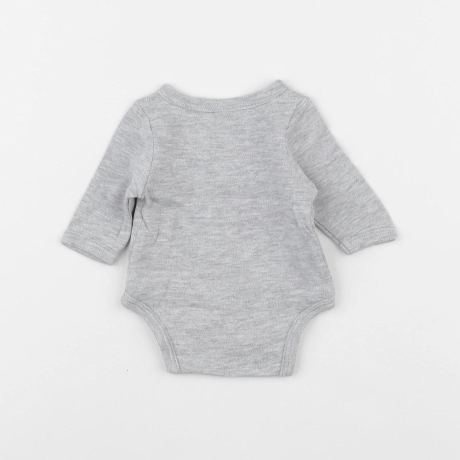 Vertbaudet - body gris - 0 mois