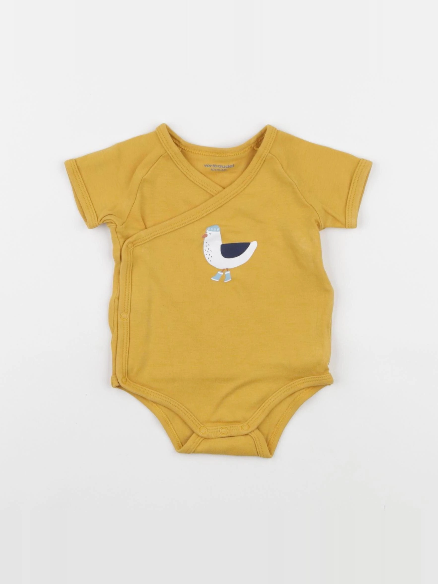 Vertbaudet - body jaune - 6 mois