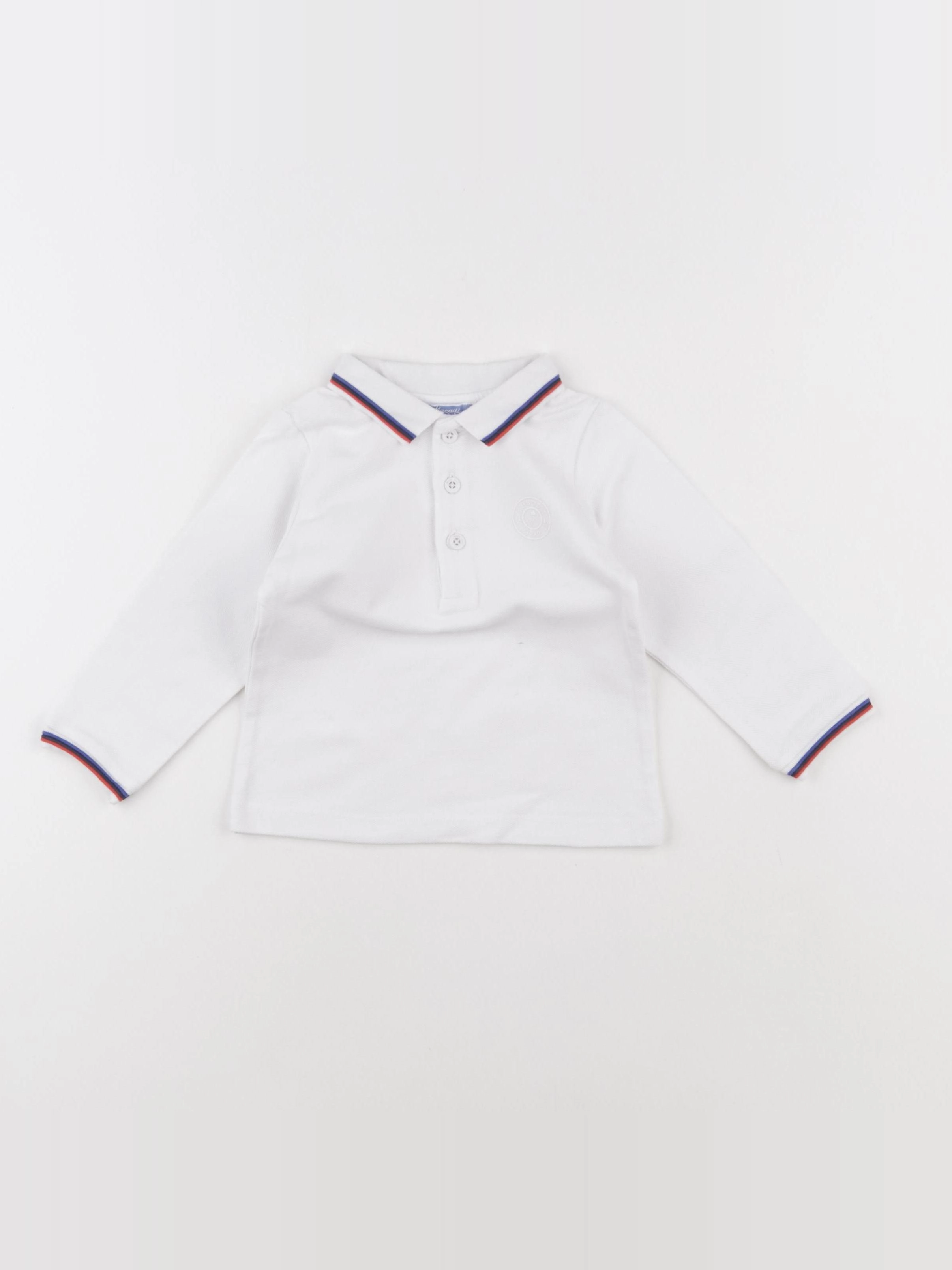 Jacadi - polo blanc - 18 mois