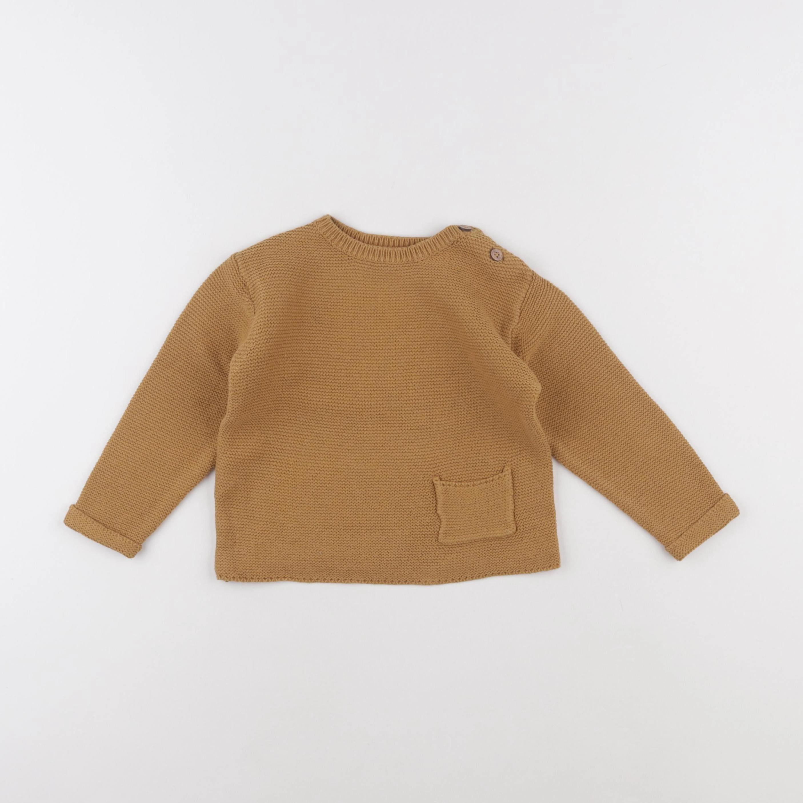 Mango - pull marron - 18/24 mois