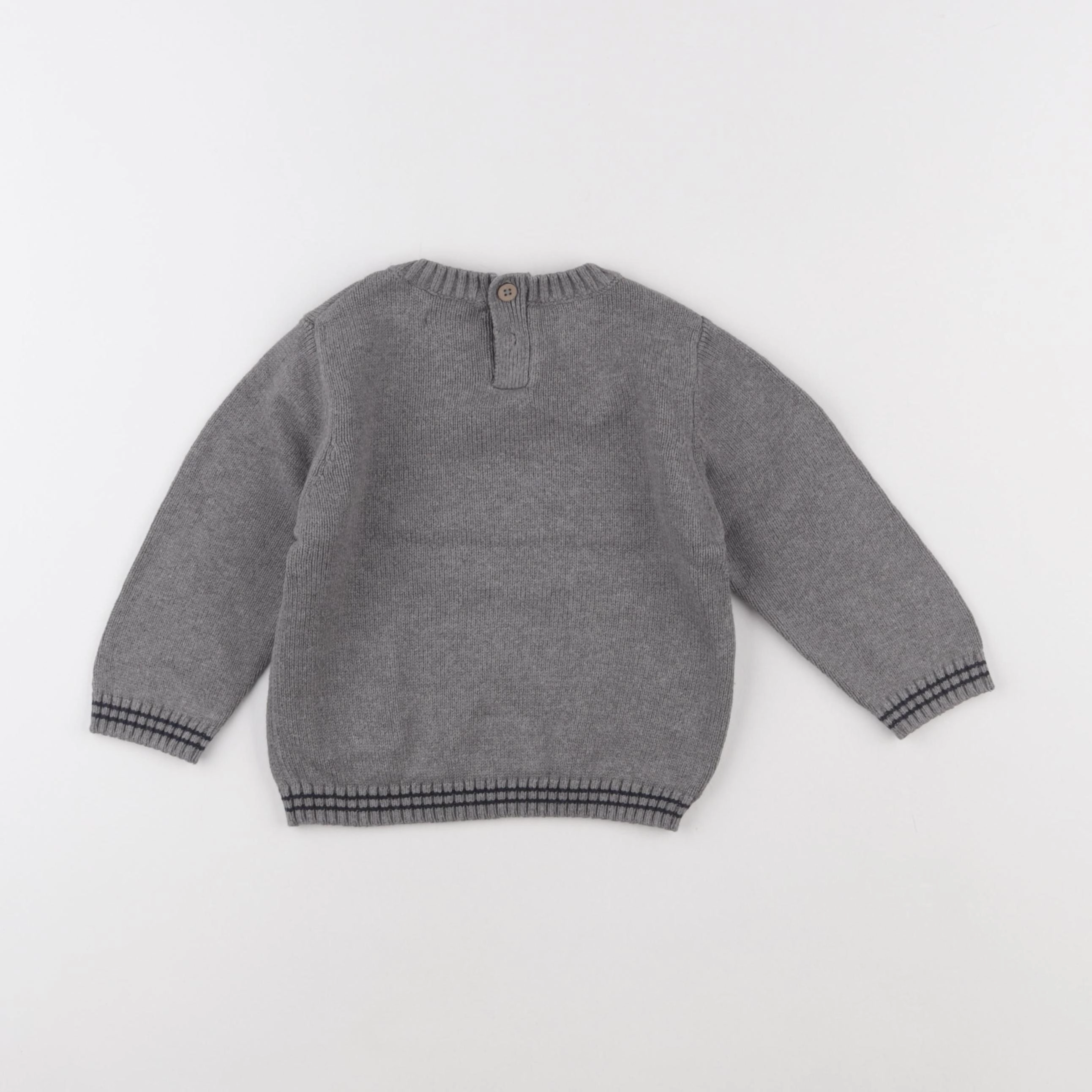 Mango - pull gris - 18/24 mois