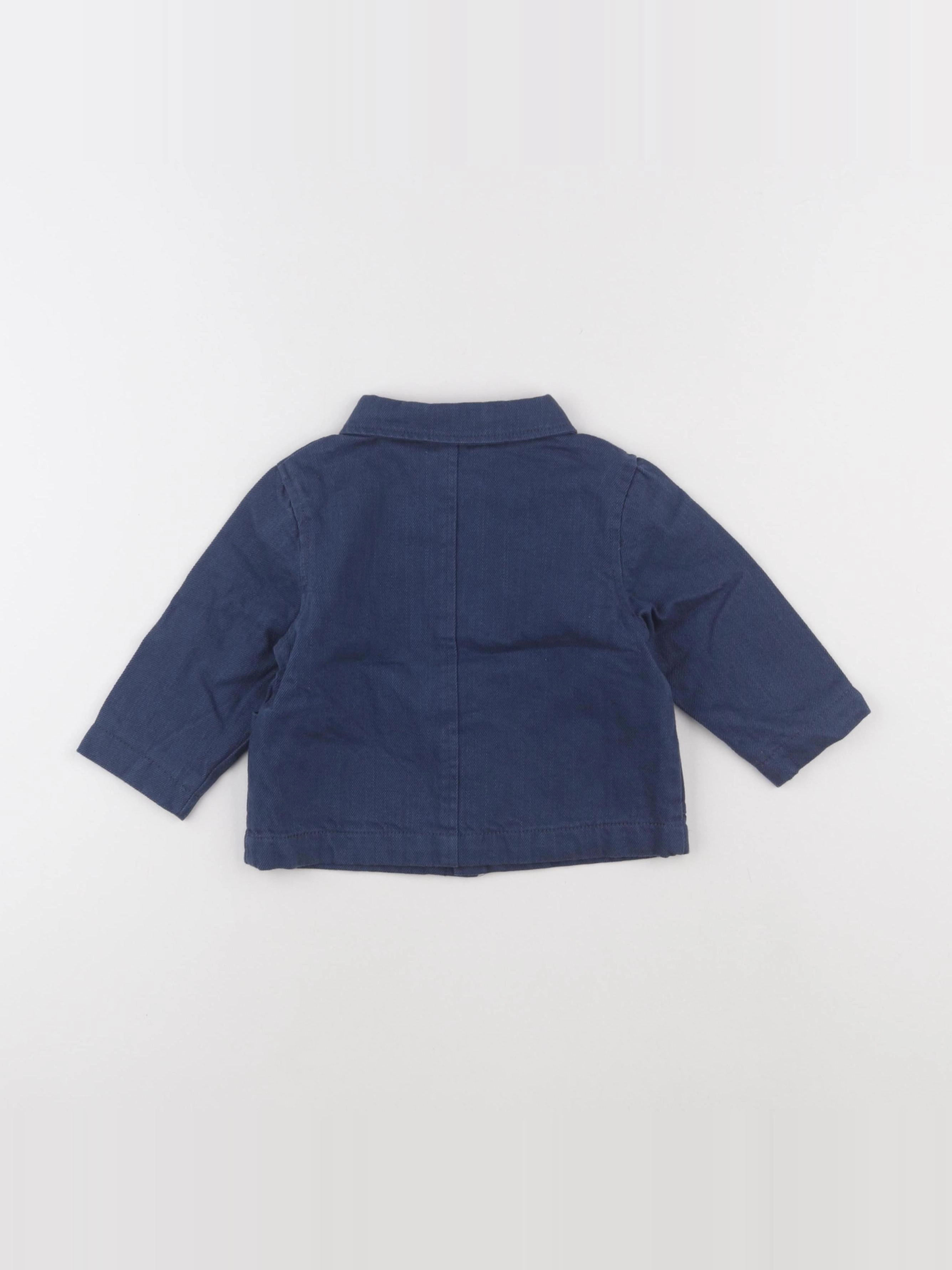 Boutchou - chemise bleu - 18 mois