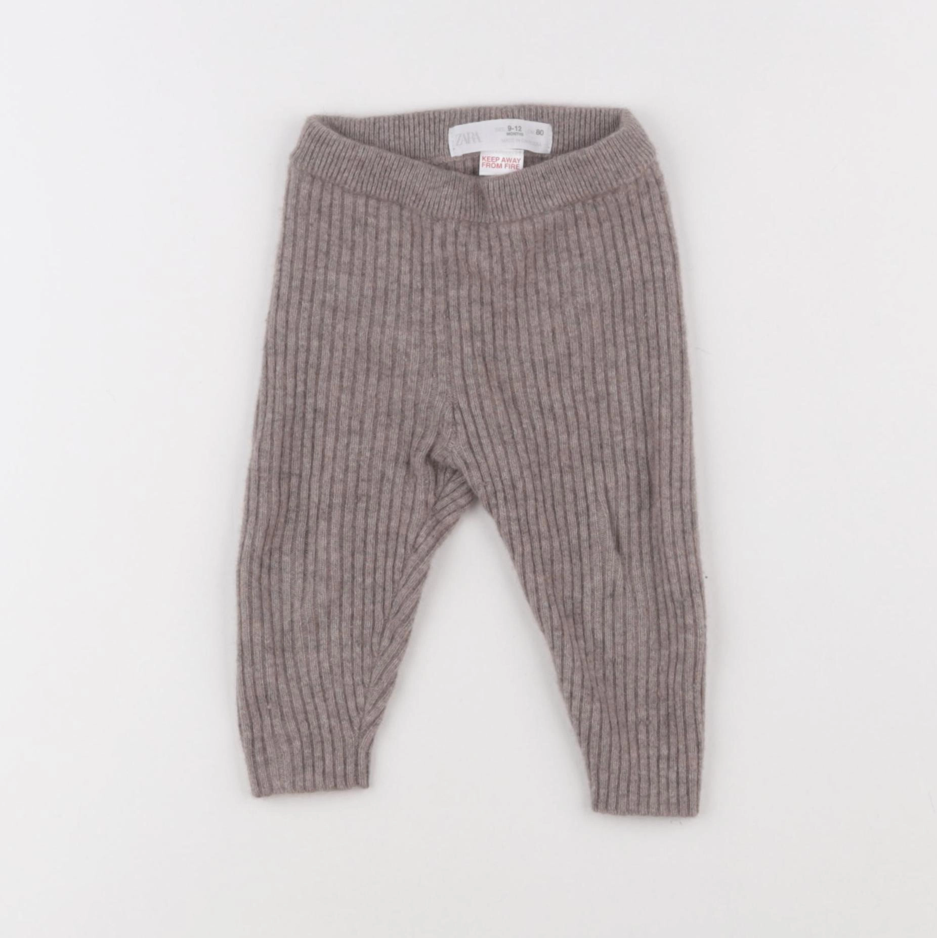 Zara - legging marron - 9/12 mois
