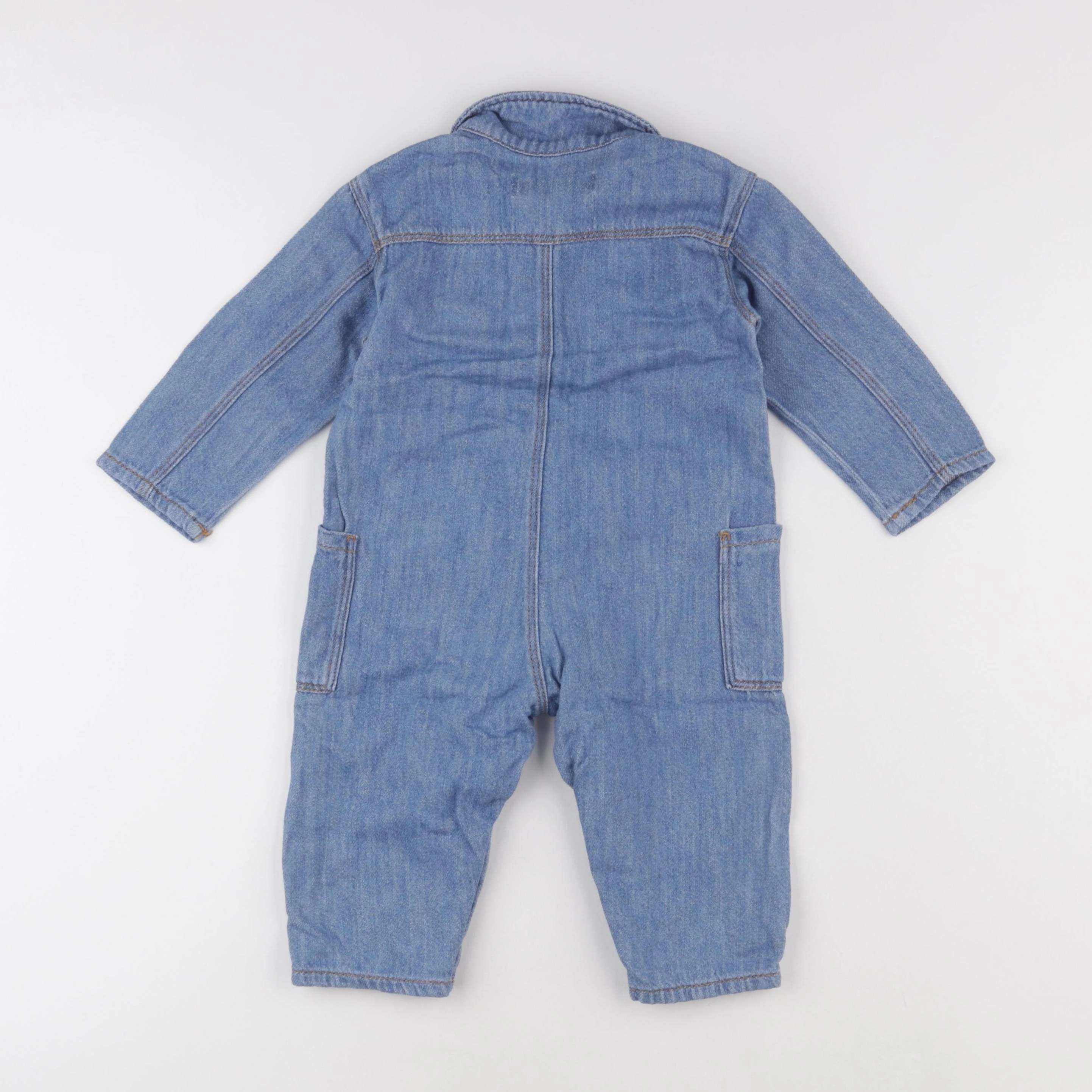 Zara - combinaison bleu - 12/18 mois