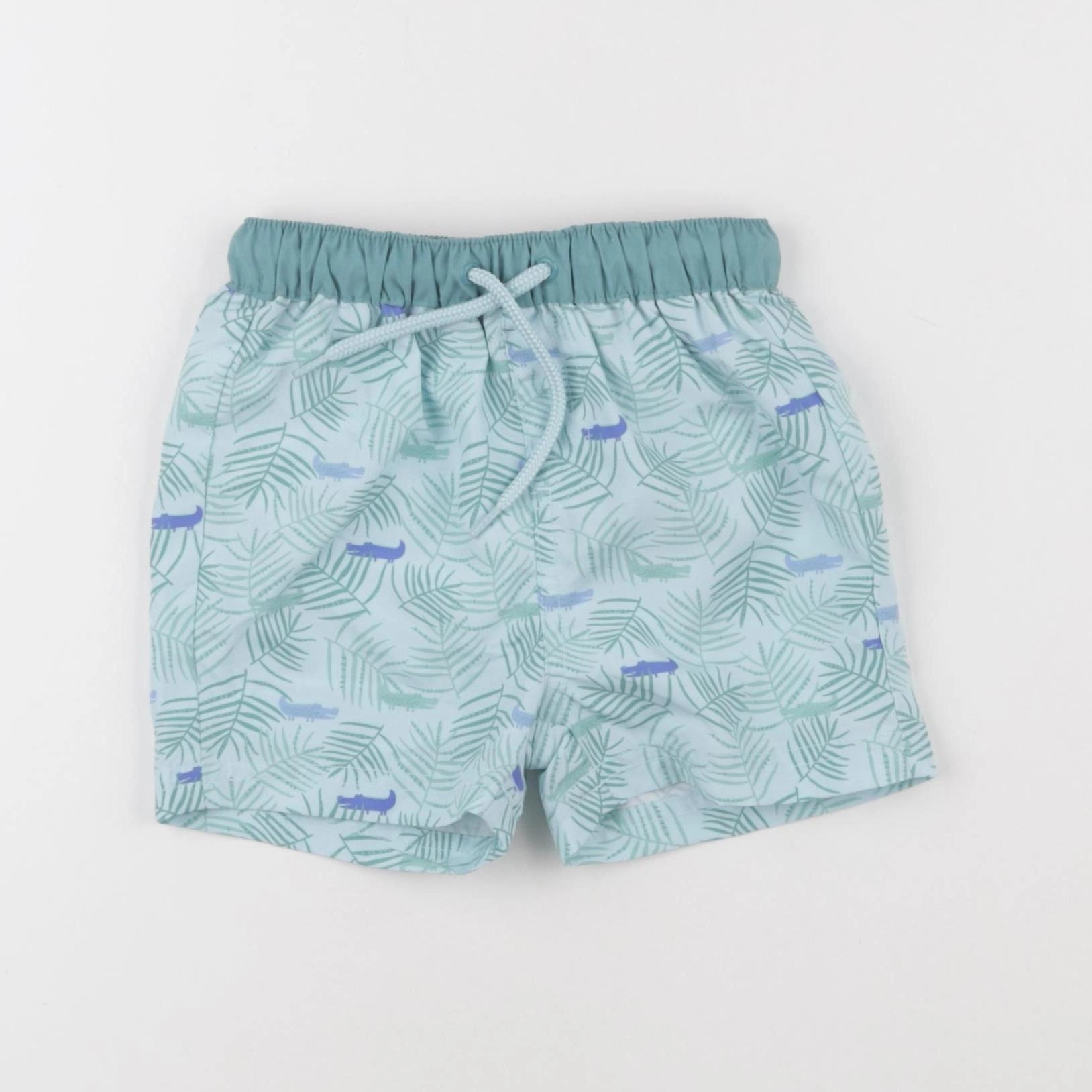 Vertbaudet - maillot de bain vert - 12 mois