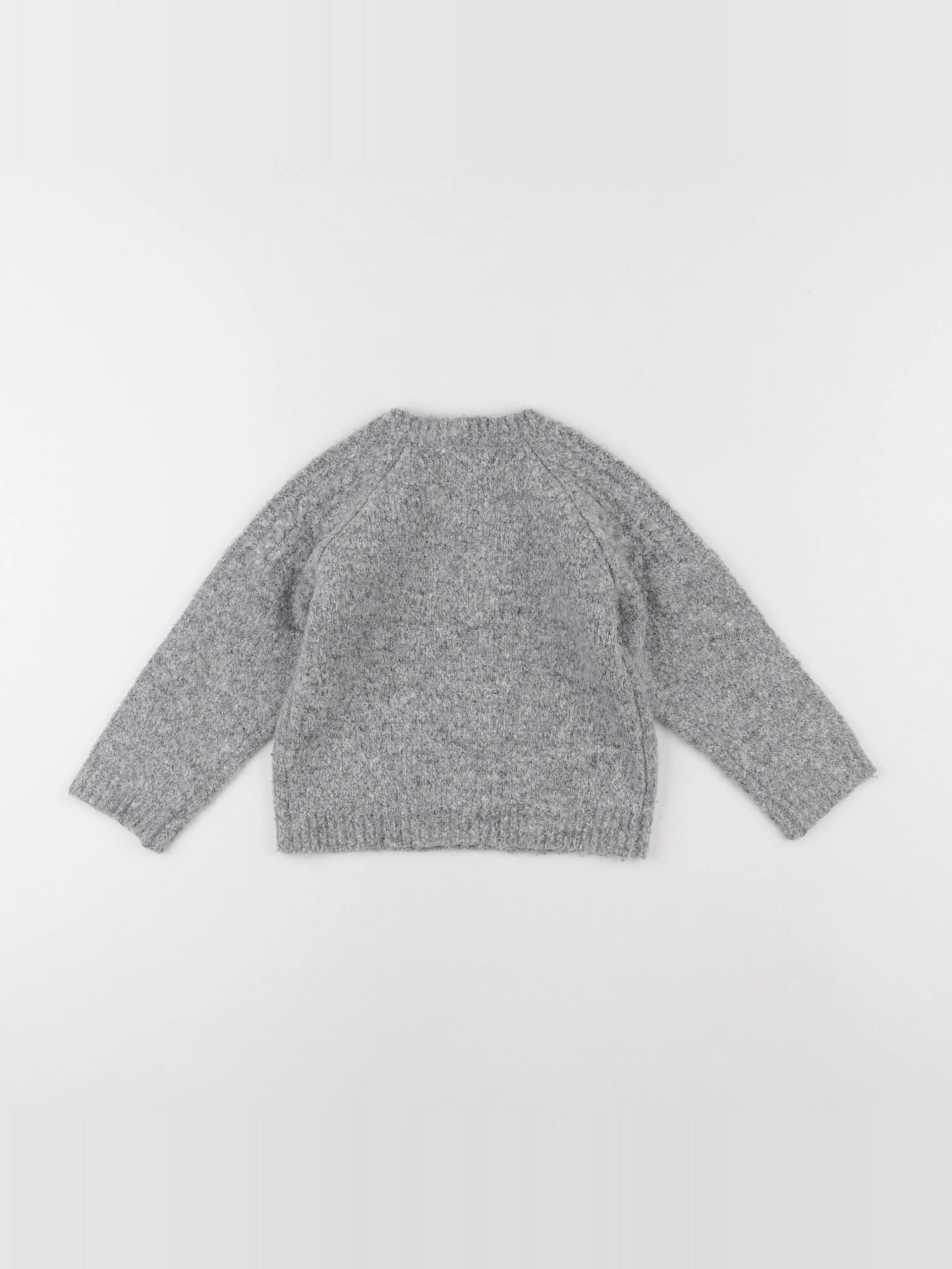 Mango - pull gris - 18/24 mois