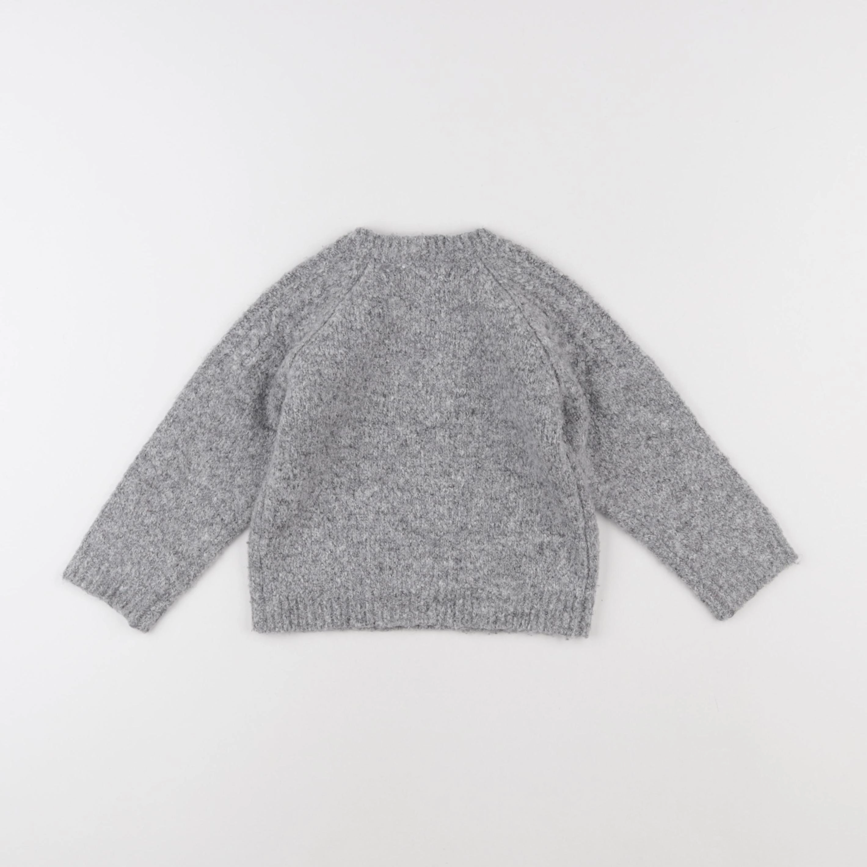 Mango - pull gris - 18/24 mois