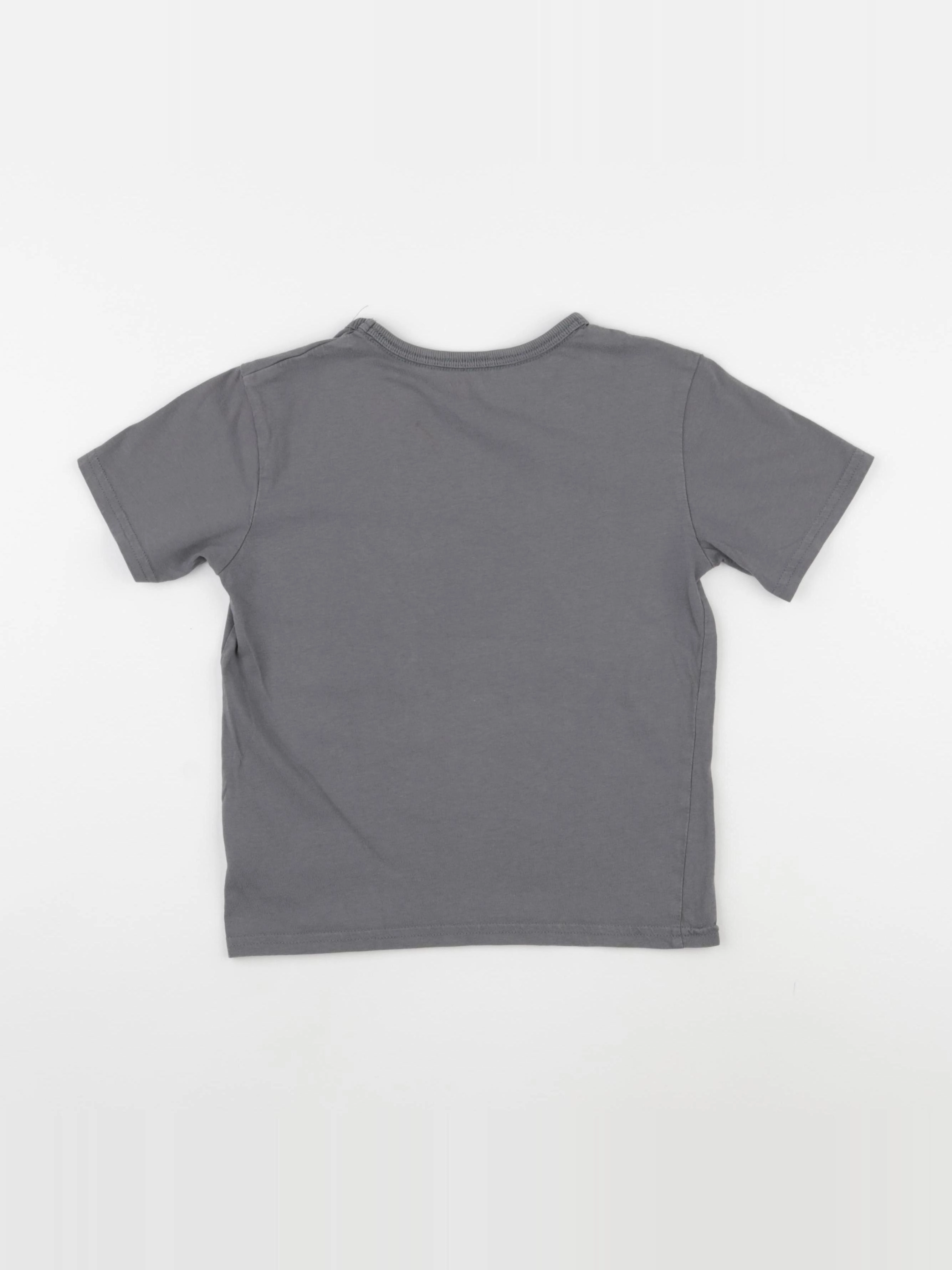 Vertbaudet - tee-shirt gris - 8 ans