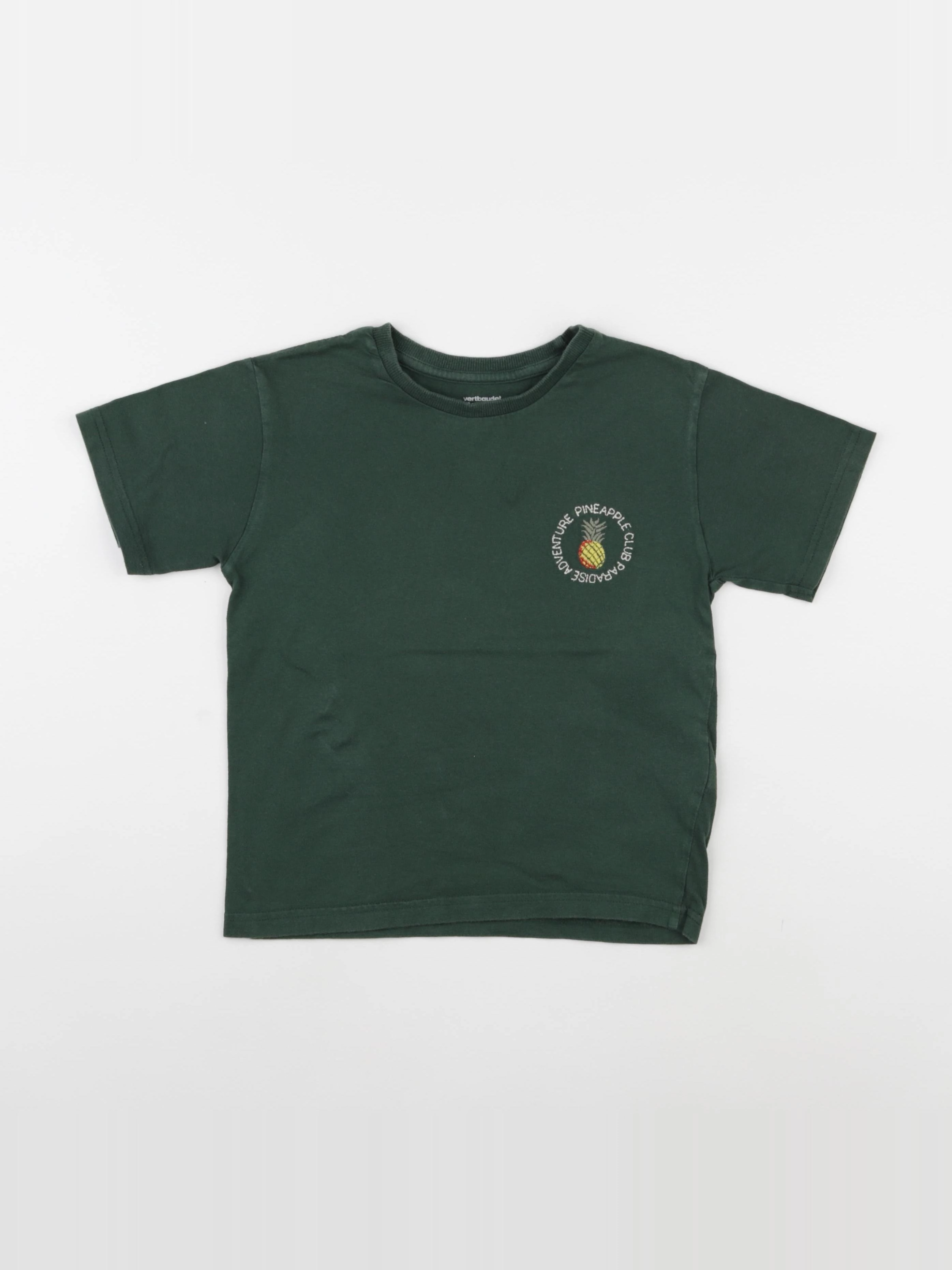 Vertbaudet - tee-shirt vert - 8 ans