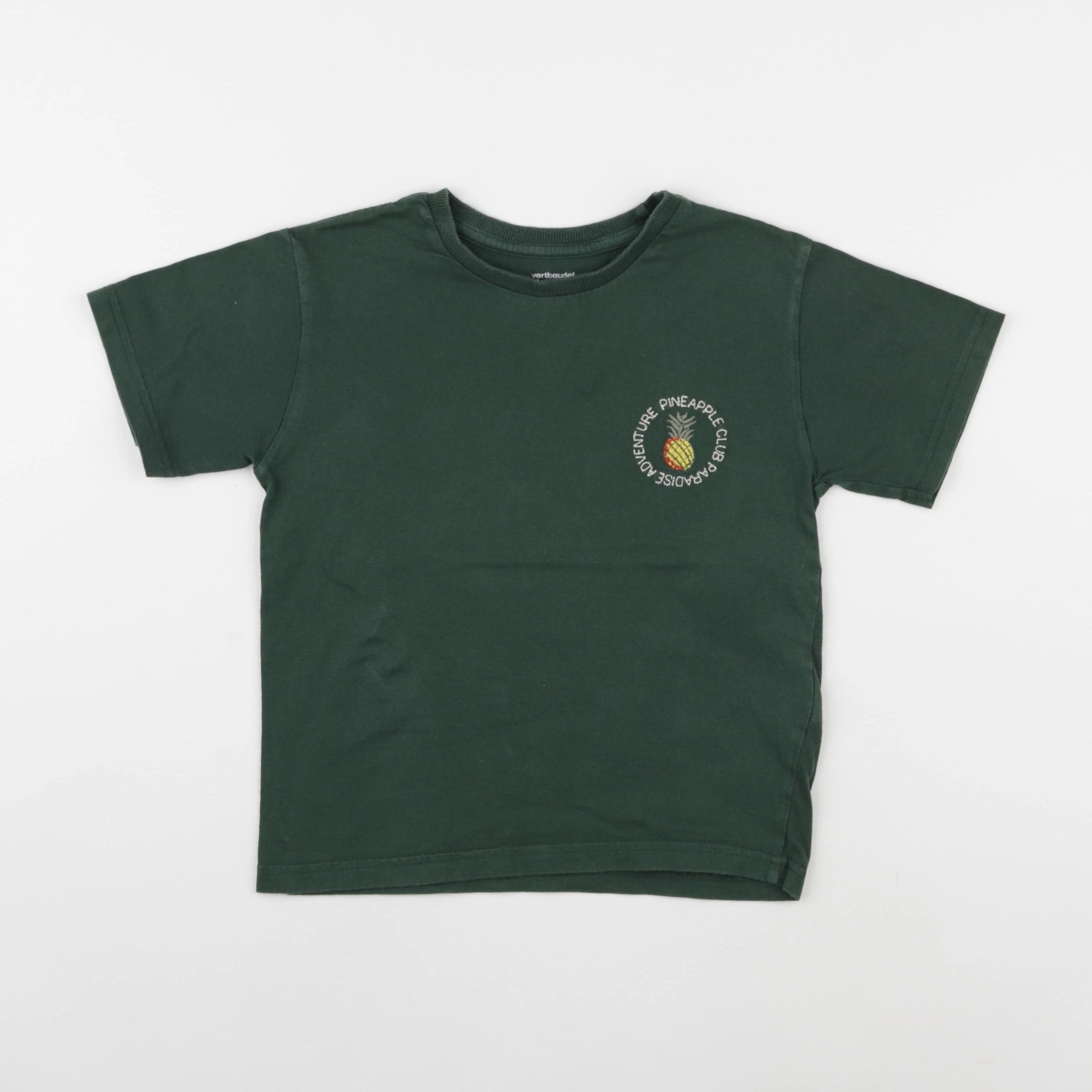 Vertbaudet - tee-shirt vert - 8 ans