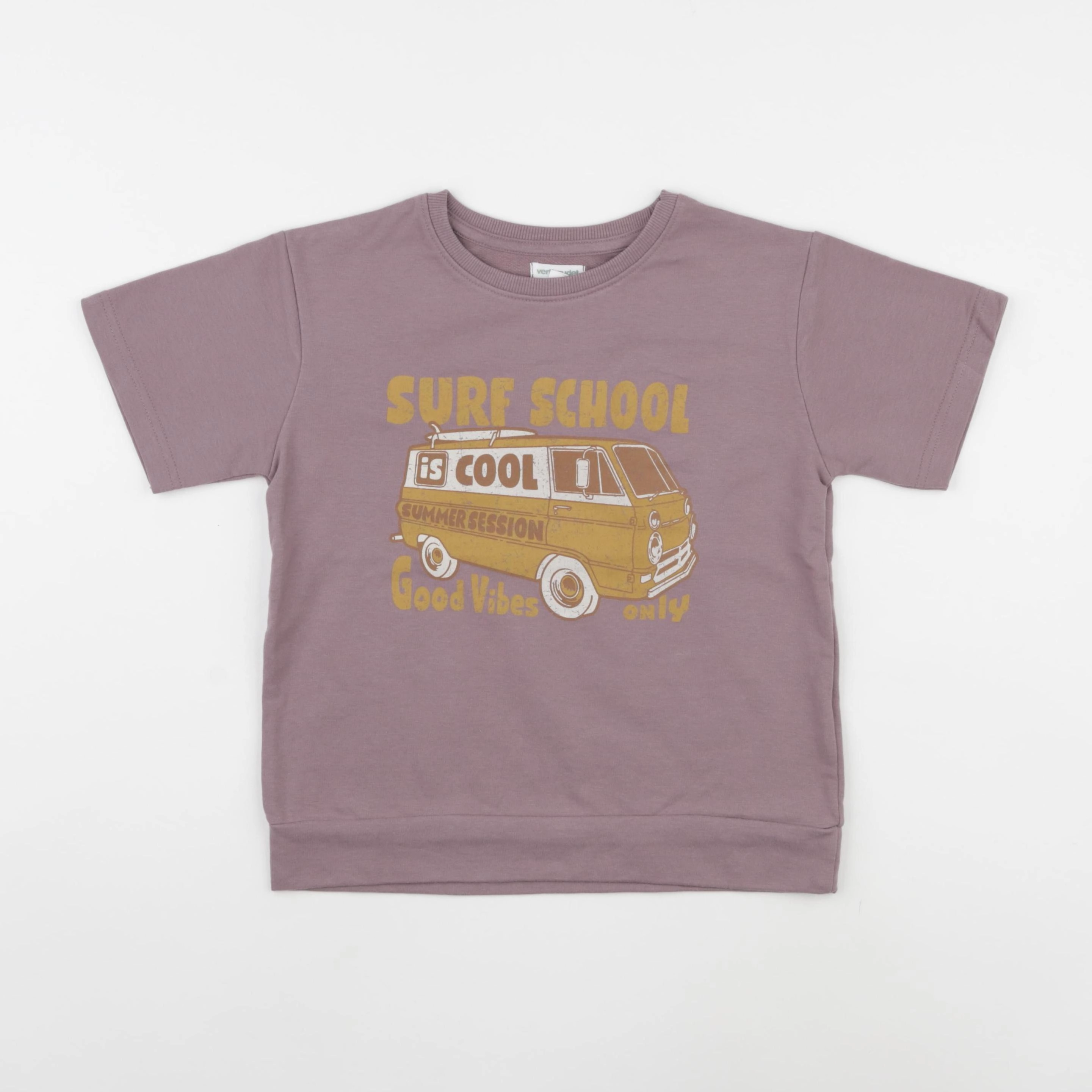 Vertbaudet - tee-shirt violet - 8 ans