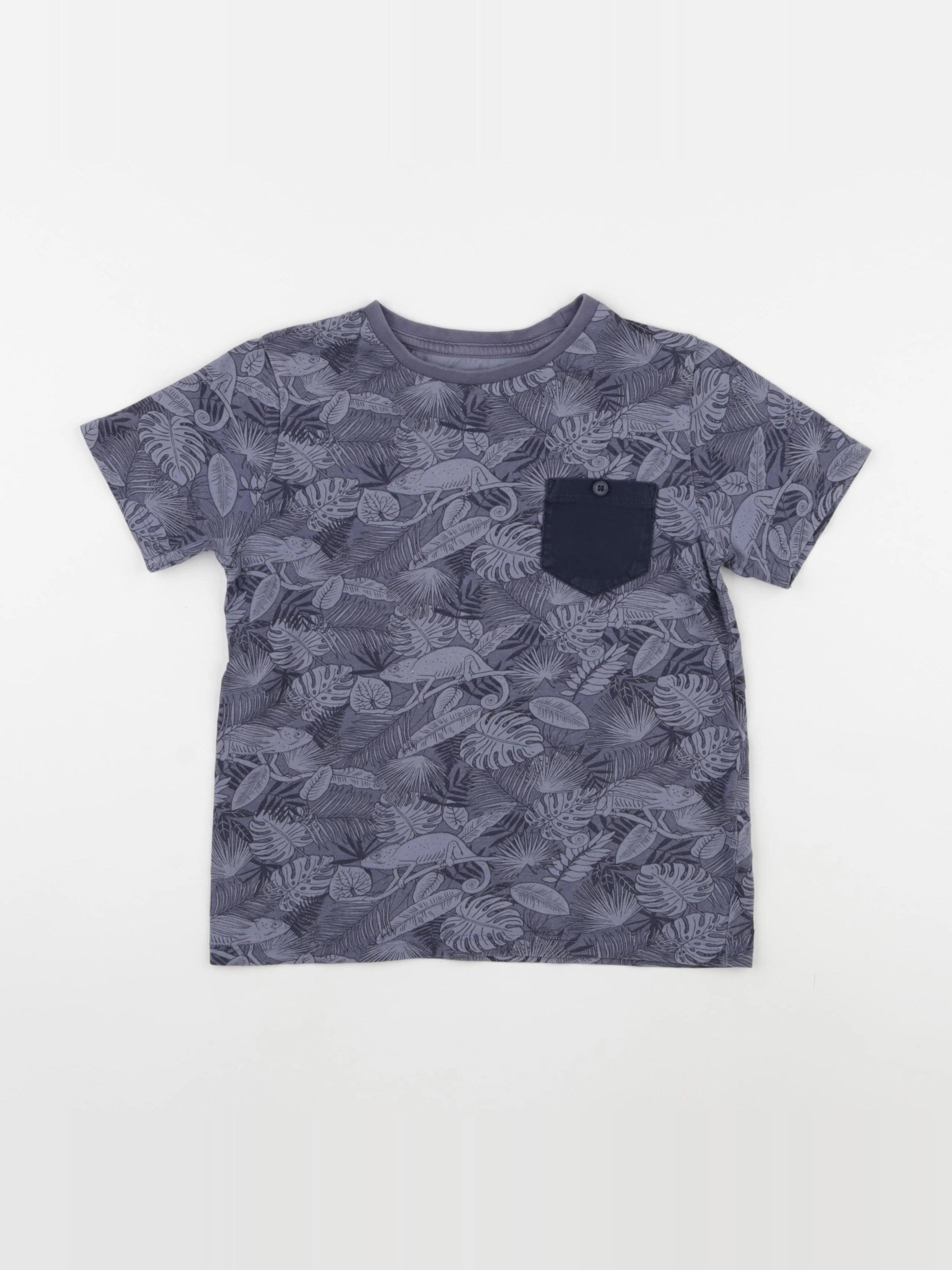 Vertbaudet - tee-shirt bleu - 8 ans