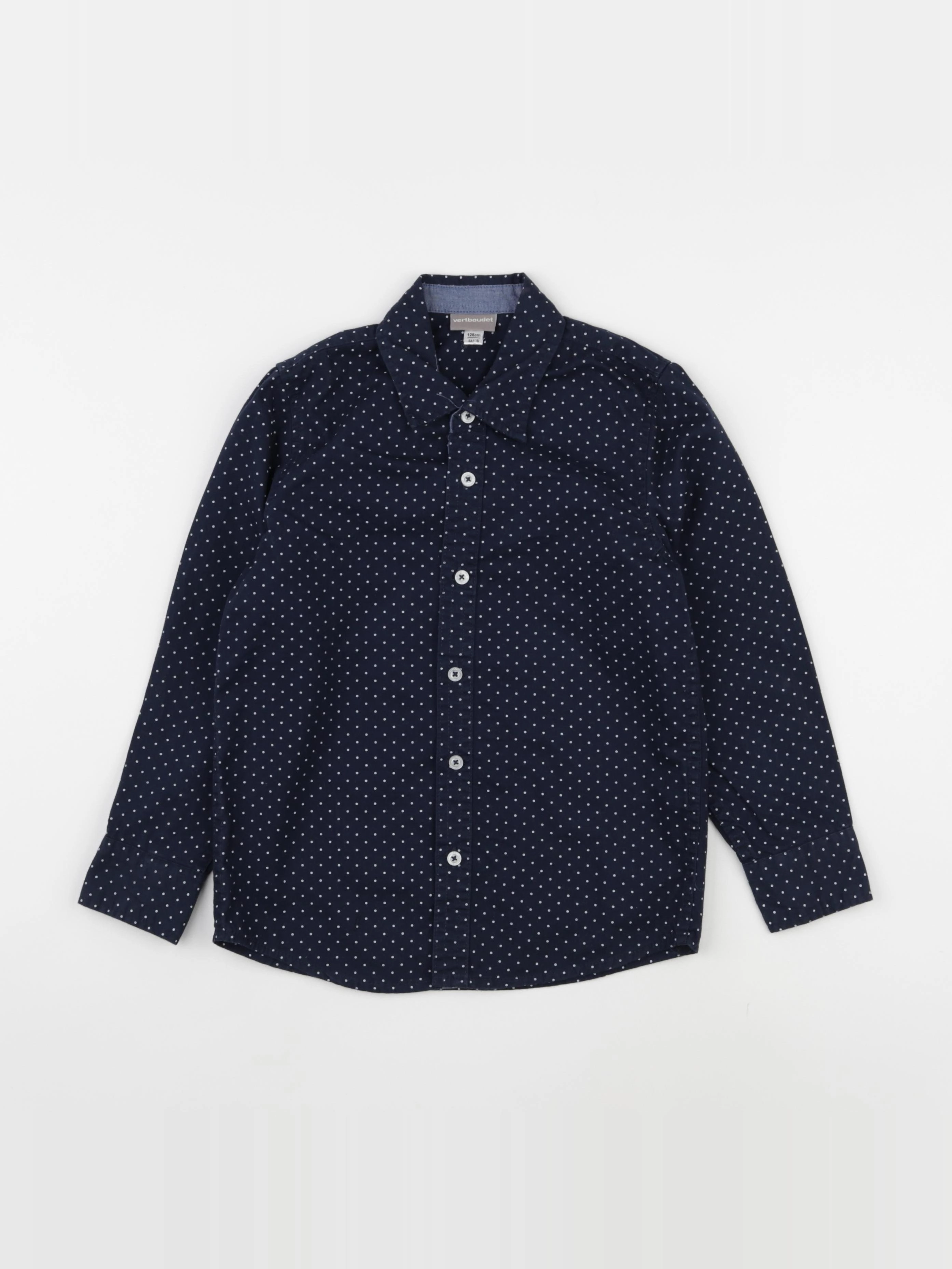 Vertbaudet - chemise bleu - 8 ans