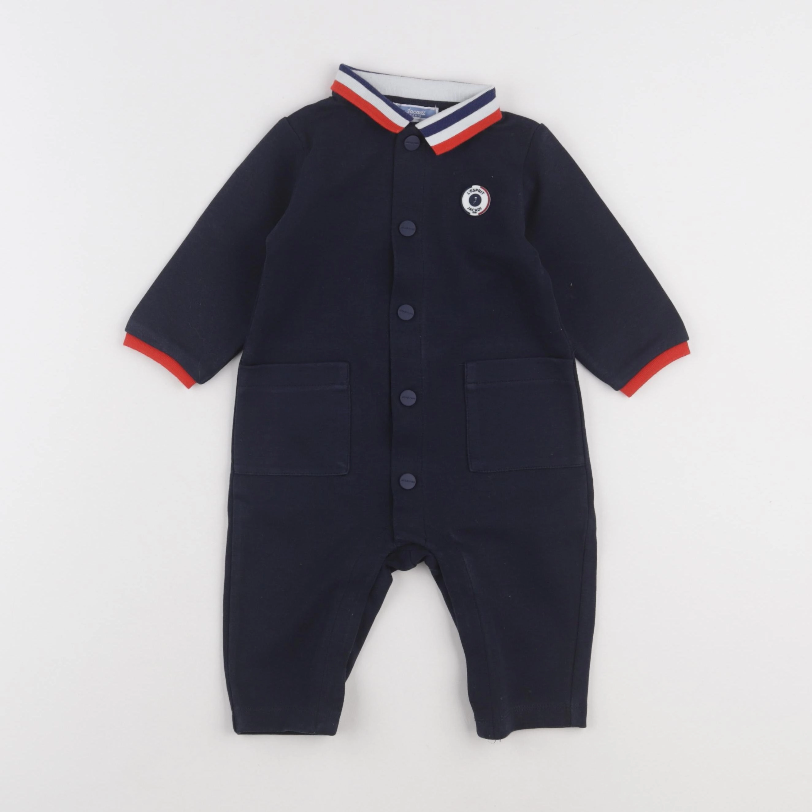 Jacadi - combinaison bleu - 12 mois