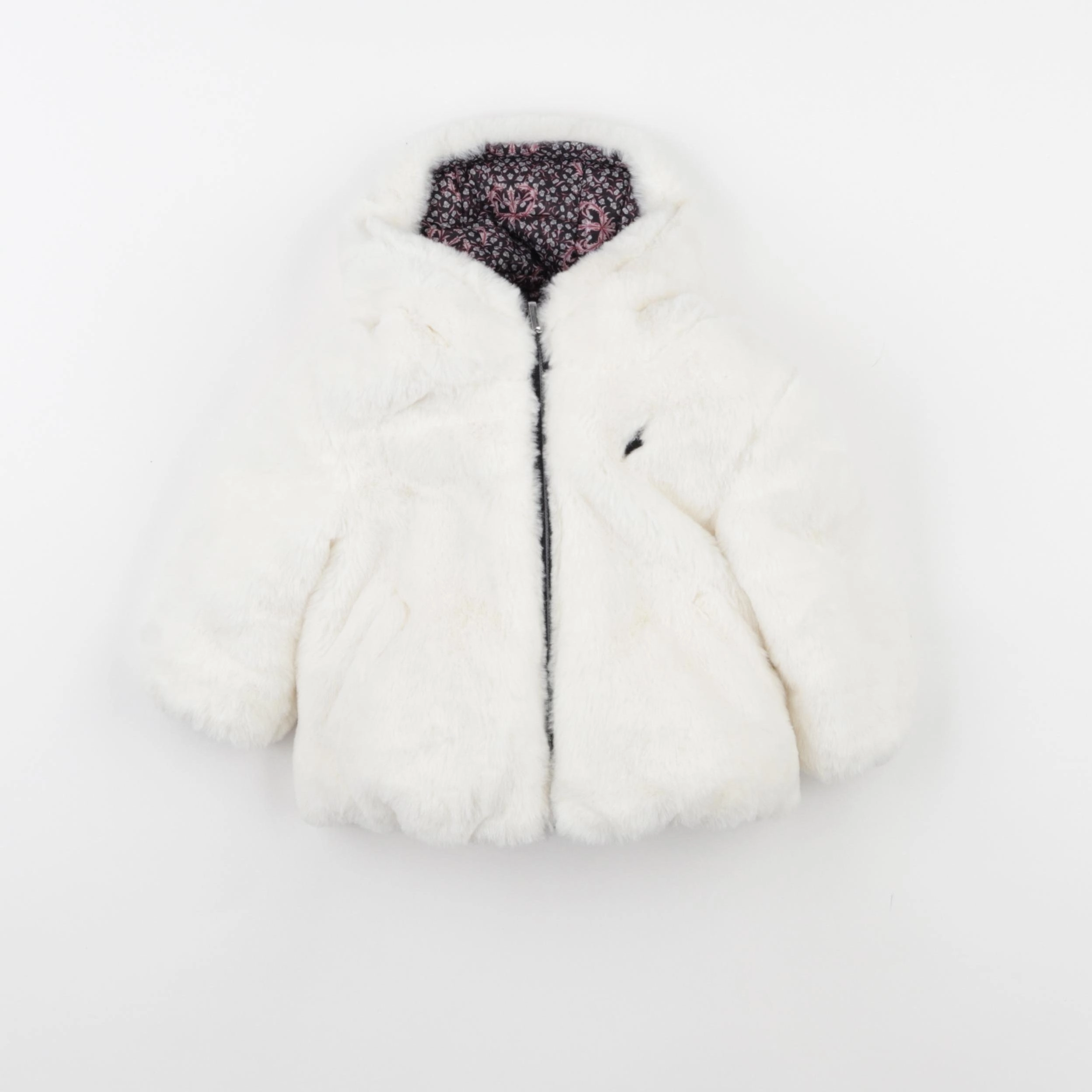 IKKS - doudoune noir, rose - 6 mois