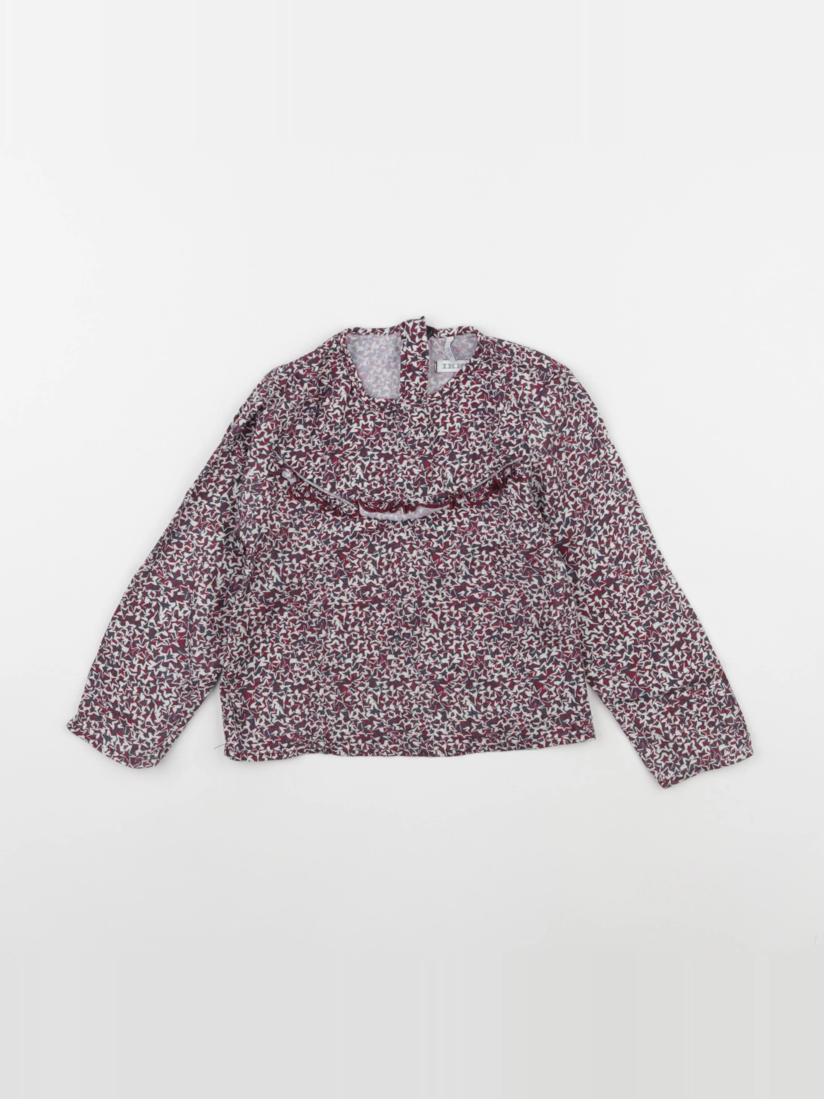 IKKS - blouse rouge, noir - 3 ans