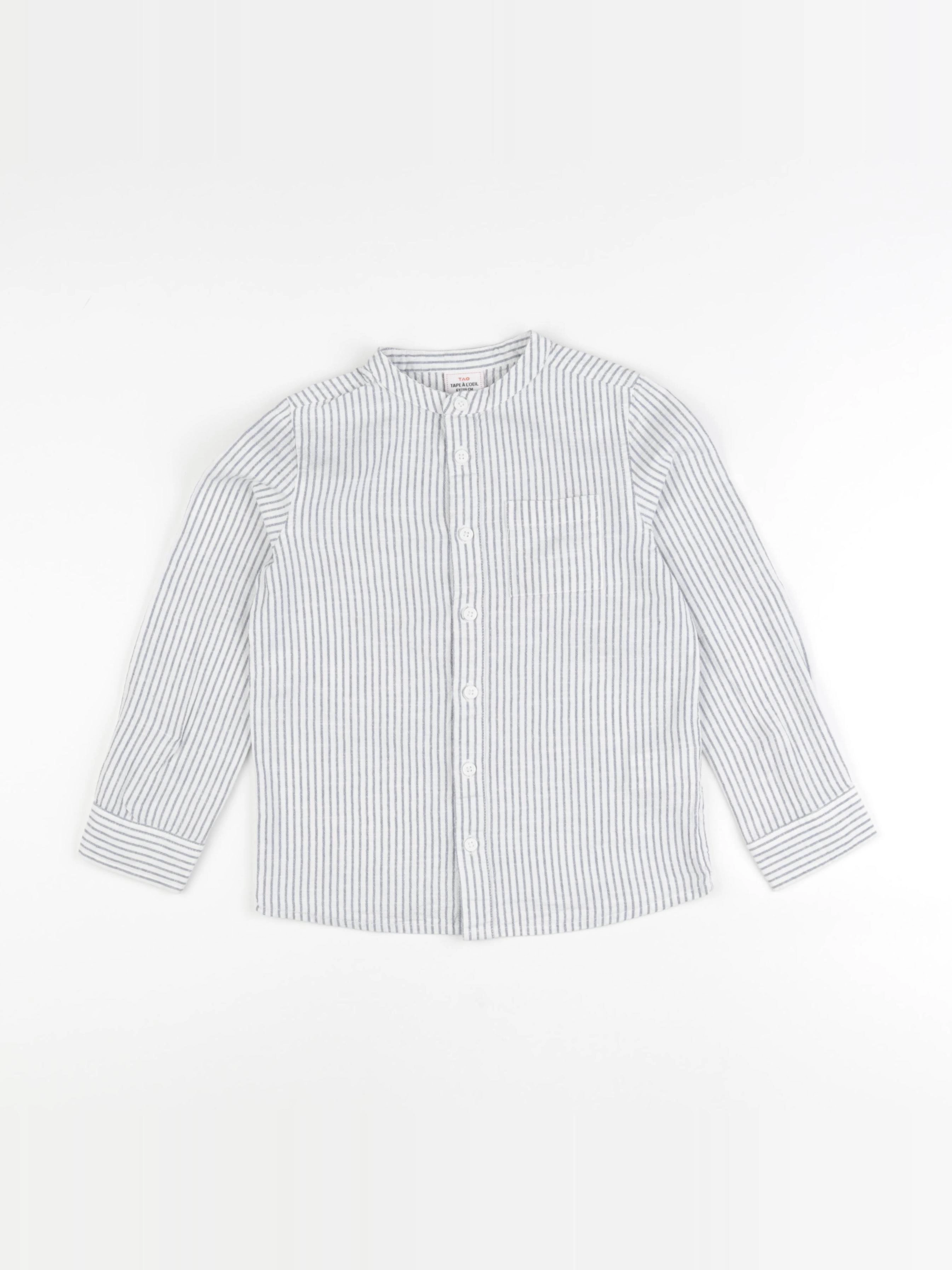 Tape à l'oeil - chemise blanc, bleu - 6 ans