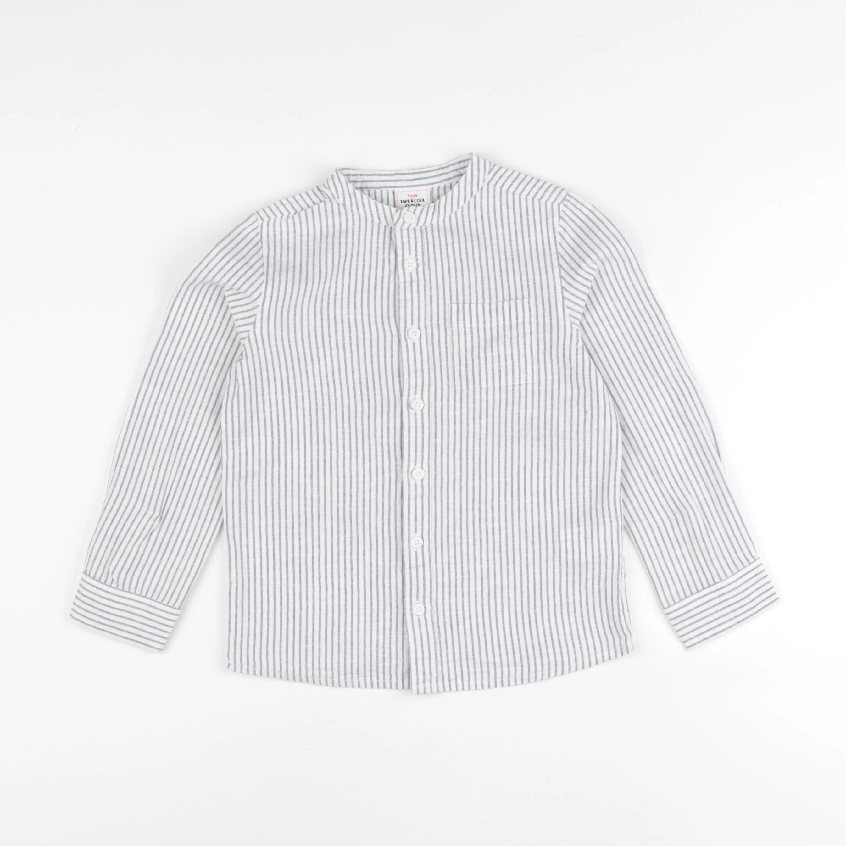 Tape à l'oeil - chemise blanc, bleu - 6 ans