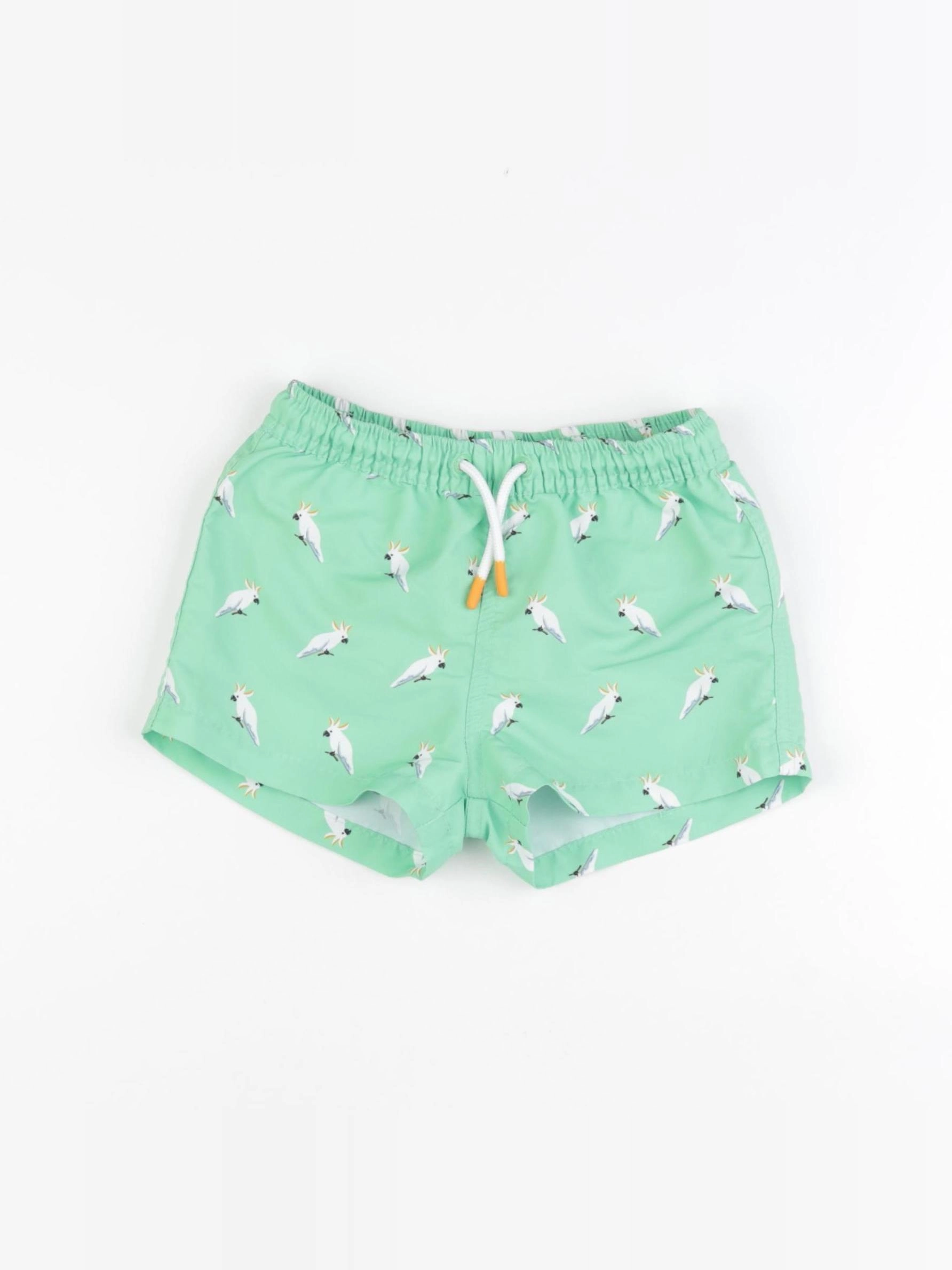 Zara - maillot de bain vert, orange - 3/4 ans